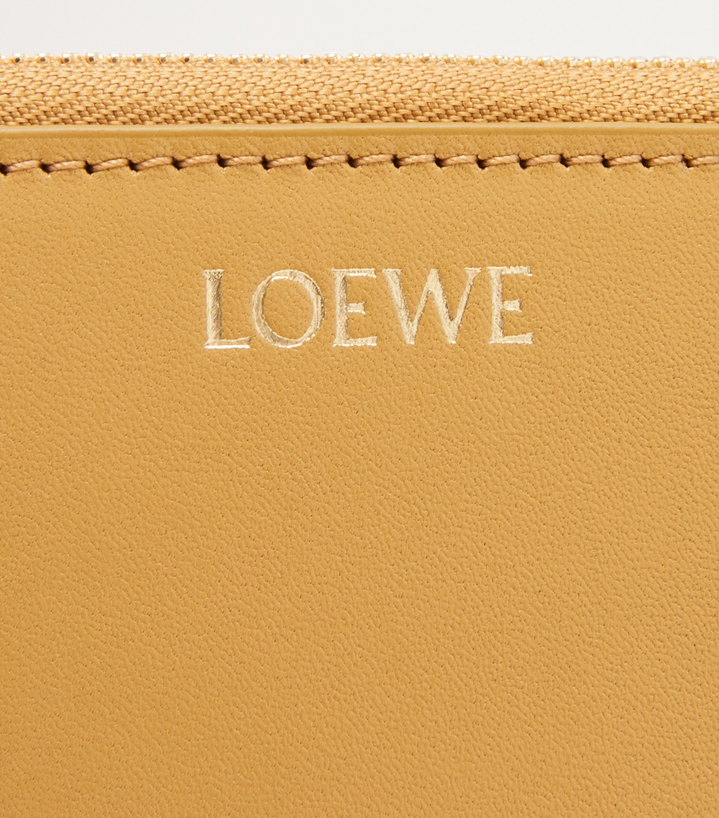 LOEWE Leather Knot Zip-Around Wallet Sahara/crimson Image 5