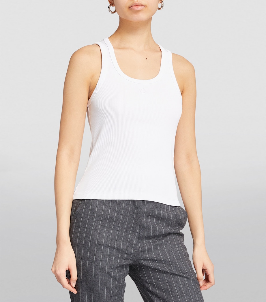 Logo Patch Tank Top WHITE Image 3