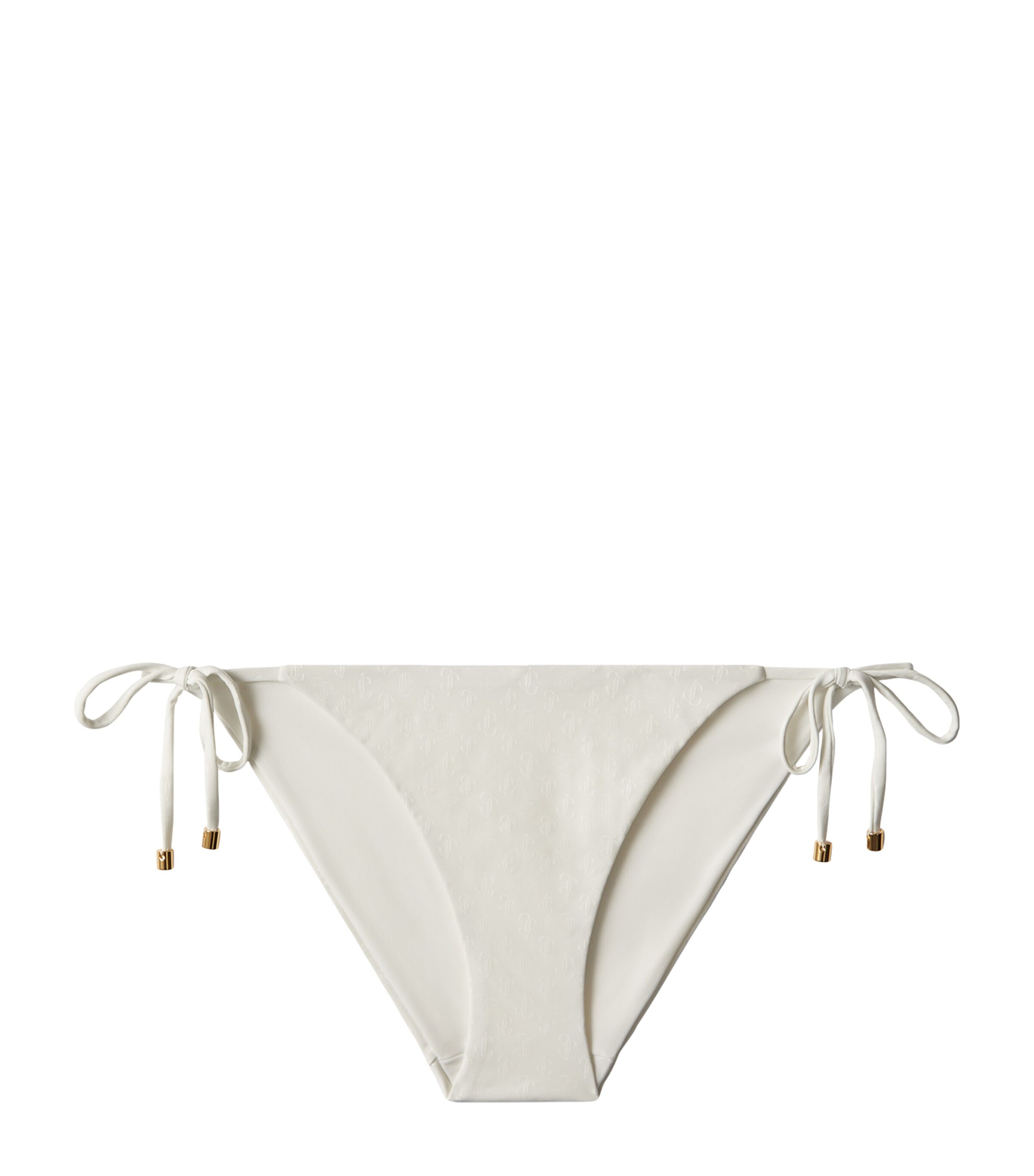 Jimmy Choo Monogram Aubrie Bikini Briefs In White