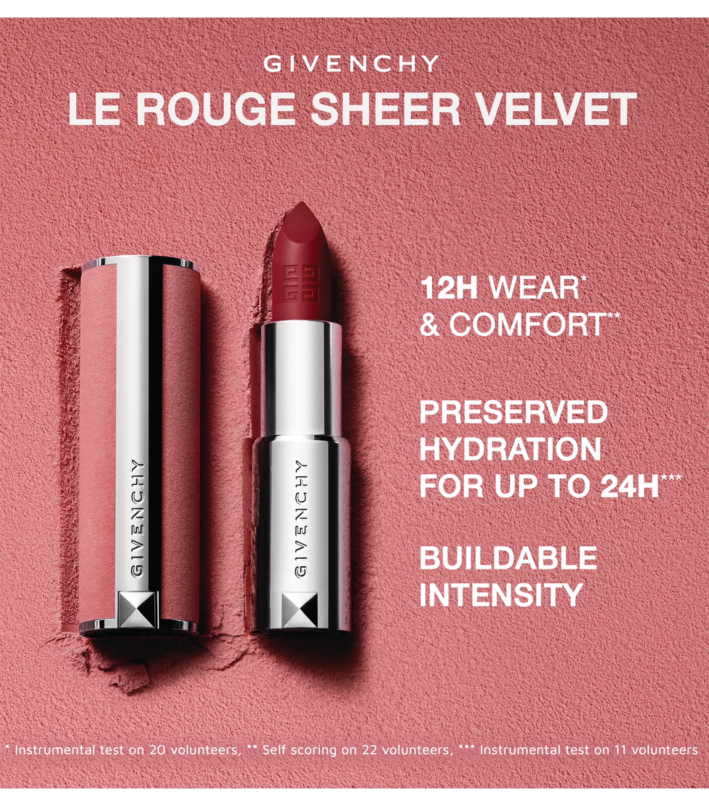 Givenchy Le Rouge Sheer Velvet Refillable Matte Lipstick Image 2