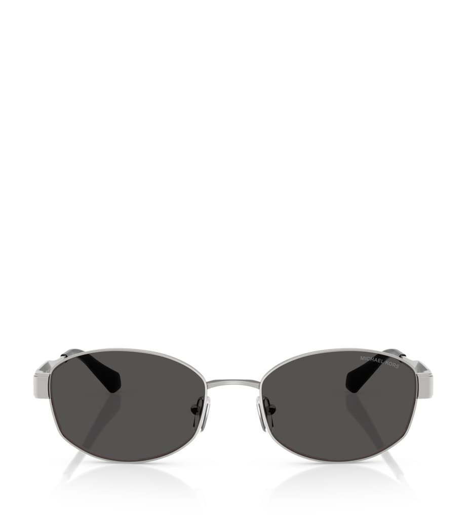 Michael Kors Monte Carlo Oval Sunglasses Silver Image 1