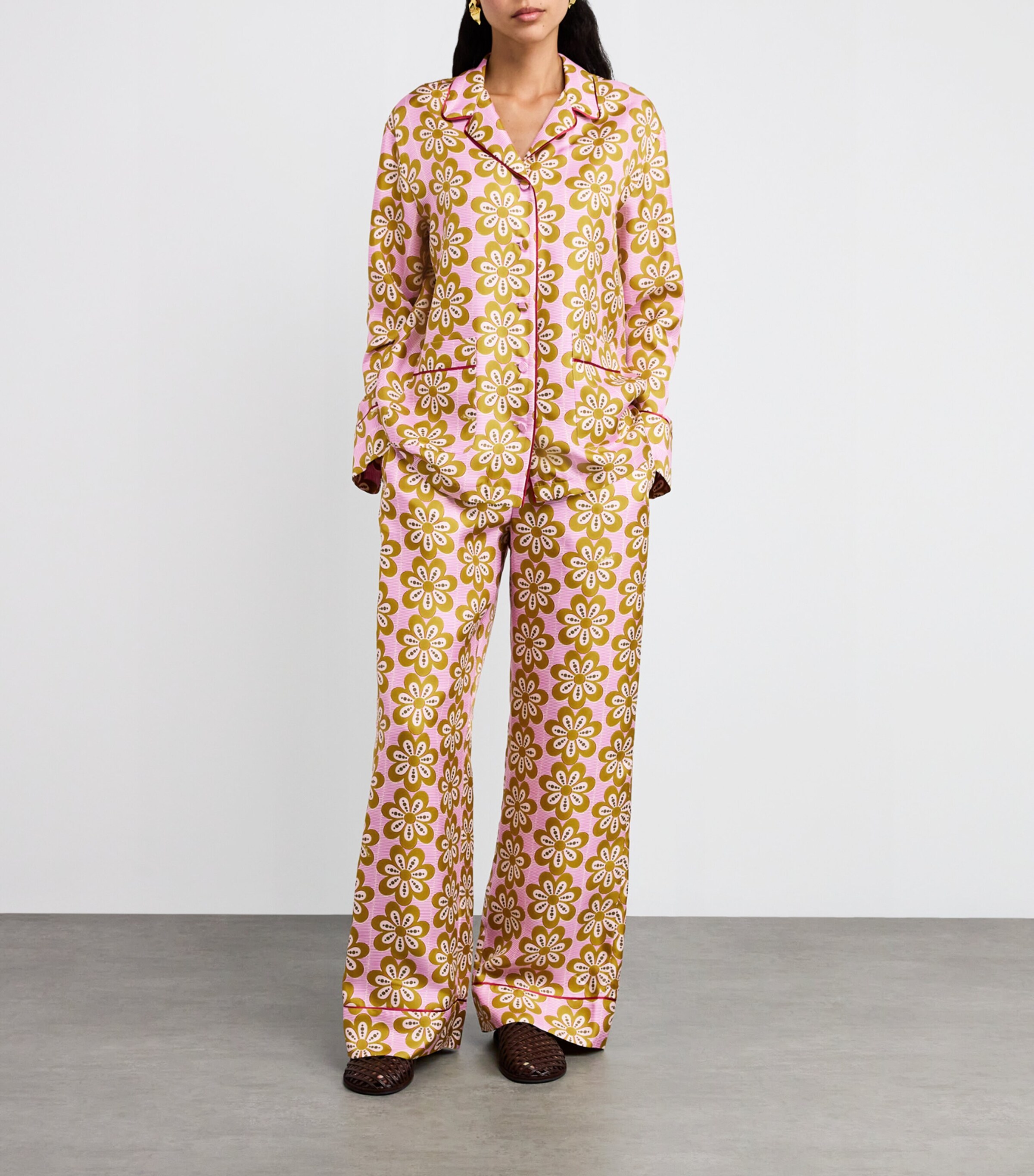 Printed Pajama Trousers PI01 CAPER Image 2