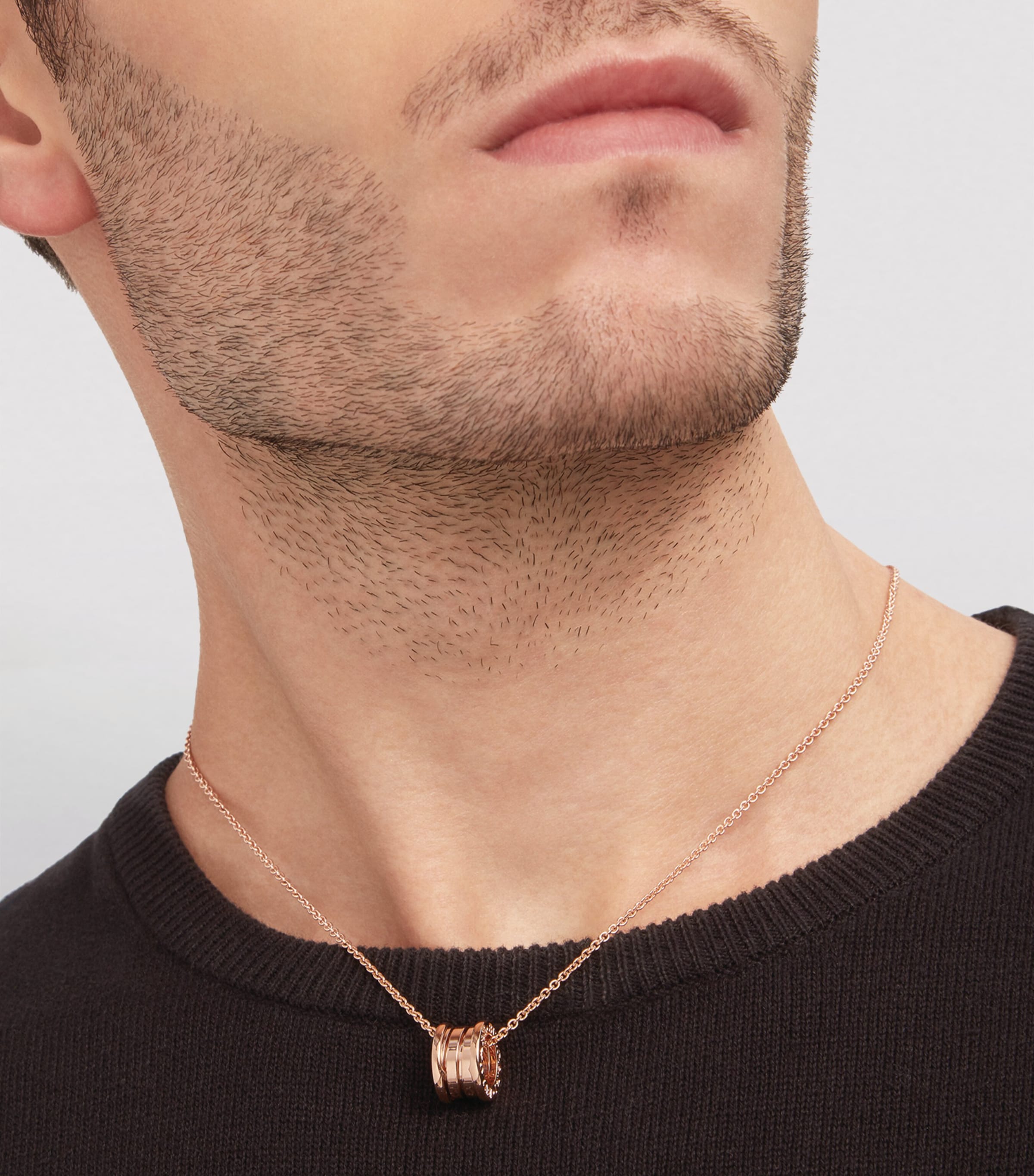 Rose Gold B.zero1 Necklace PINK GOLD Image 3