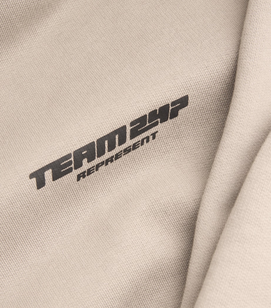 Represent 247 Mens 247 Future Terrains Oversized Hoodie Moonrock Image 3