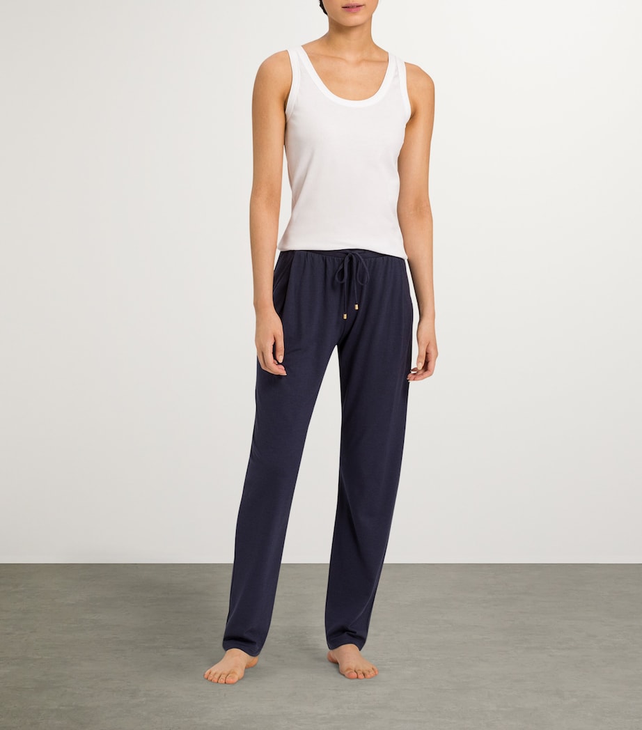 Cotton-Stretch Tank Top WHITE Image 5