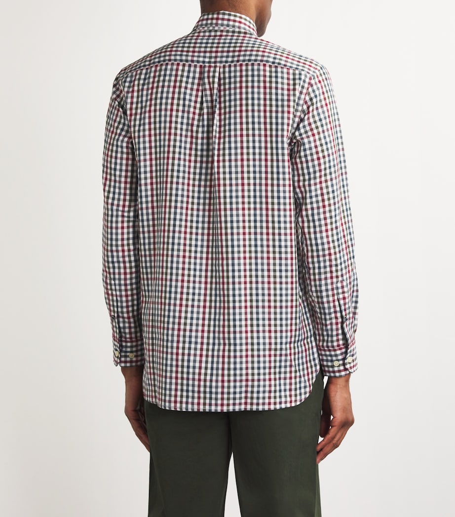 Bordeaux Check Ellis Shirt WHITE/ BORDEAUX Image 4