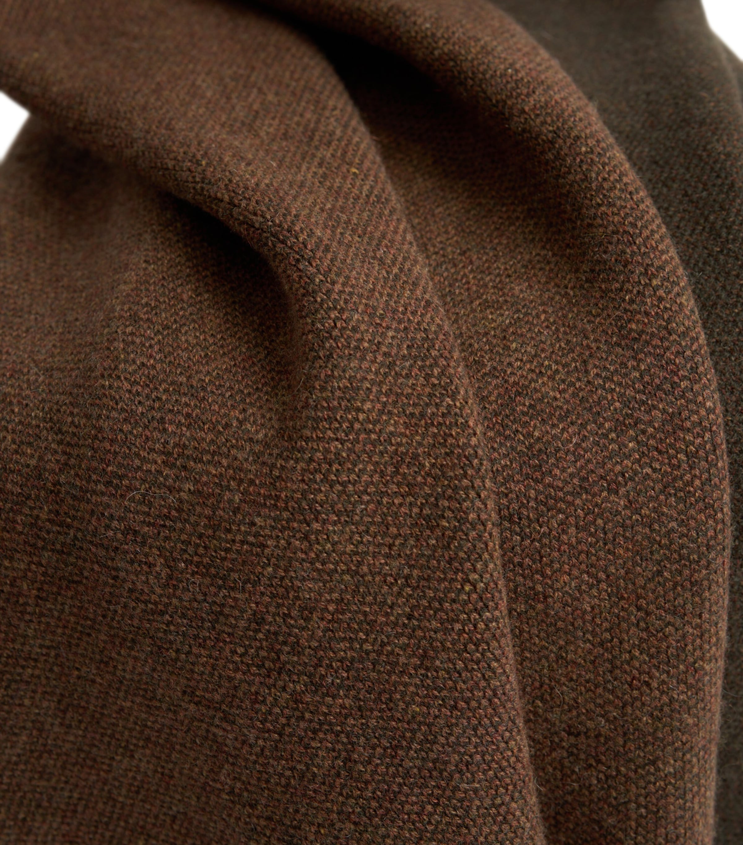 Cashmere Mandu Throw (180cm x 120cm) CARAMEL_FOREST Image 3