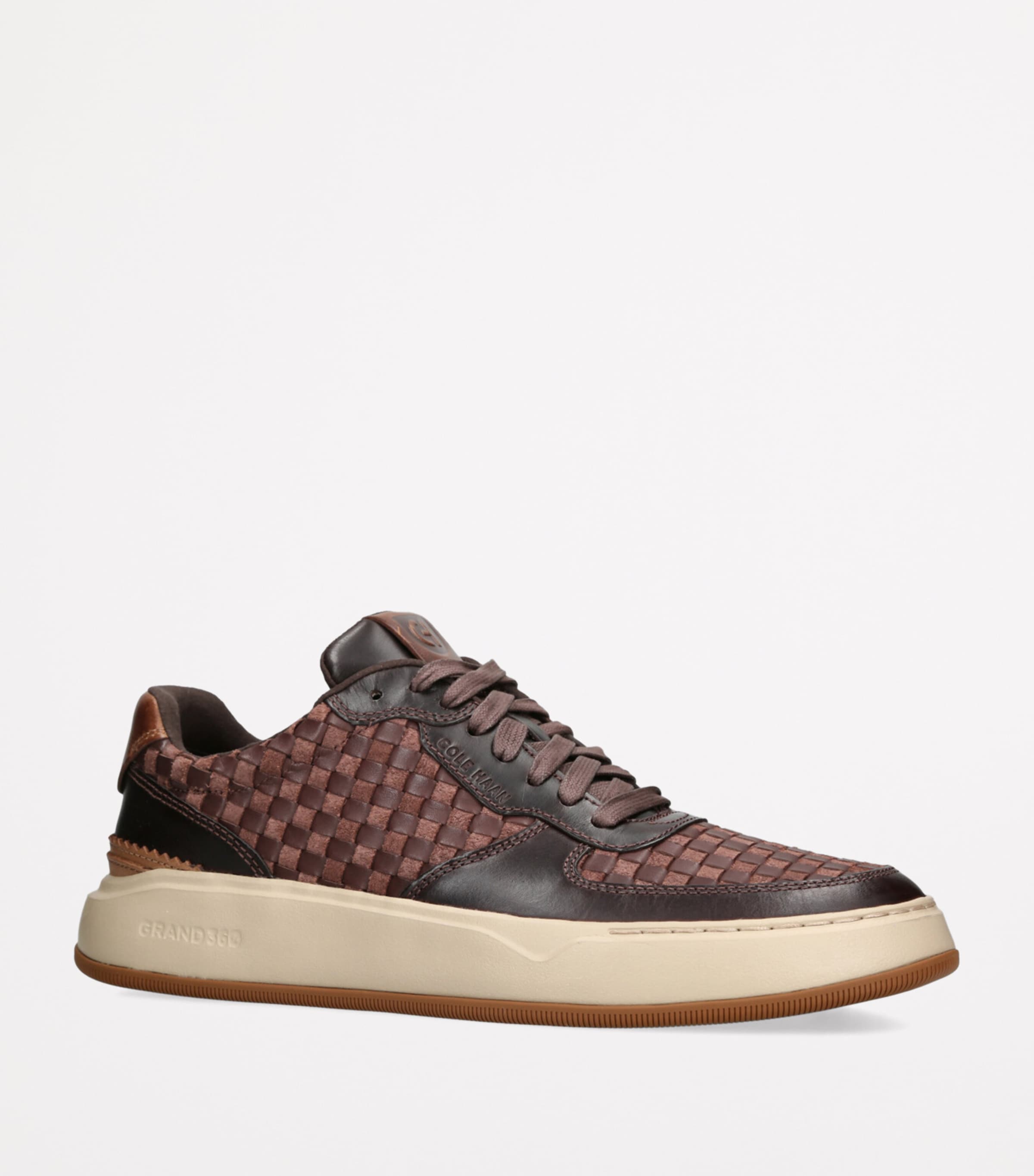 Cole Haan Leather GrandPrø Crossover Sneakers Brown/oth Image 3