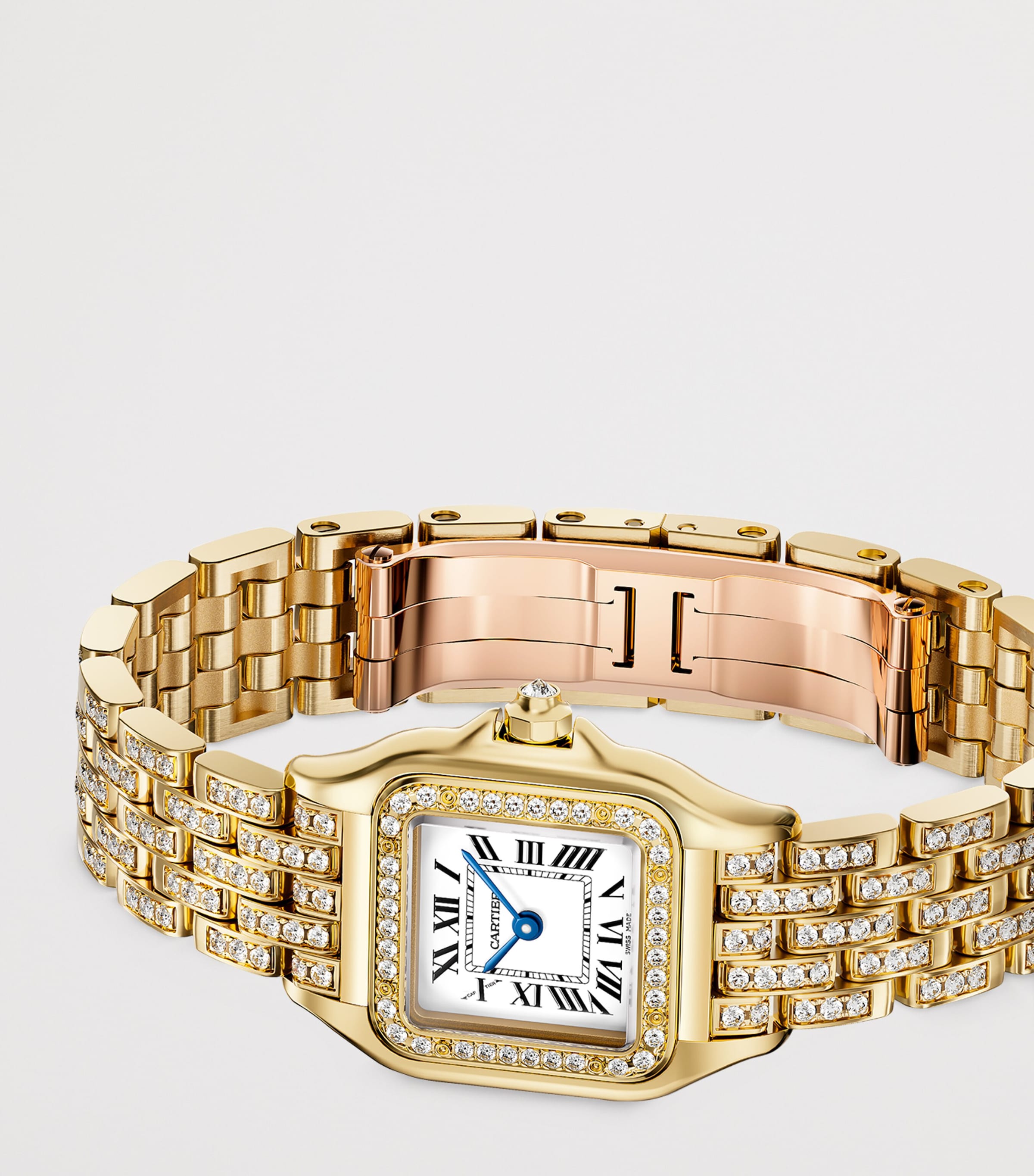 Yellow Gold and Diamond Panthère de Cartier Watch 22mm YELLOW GOLD Image 6