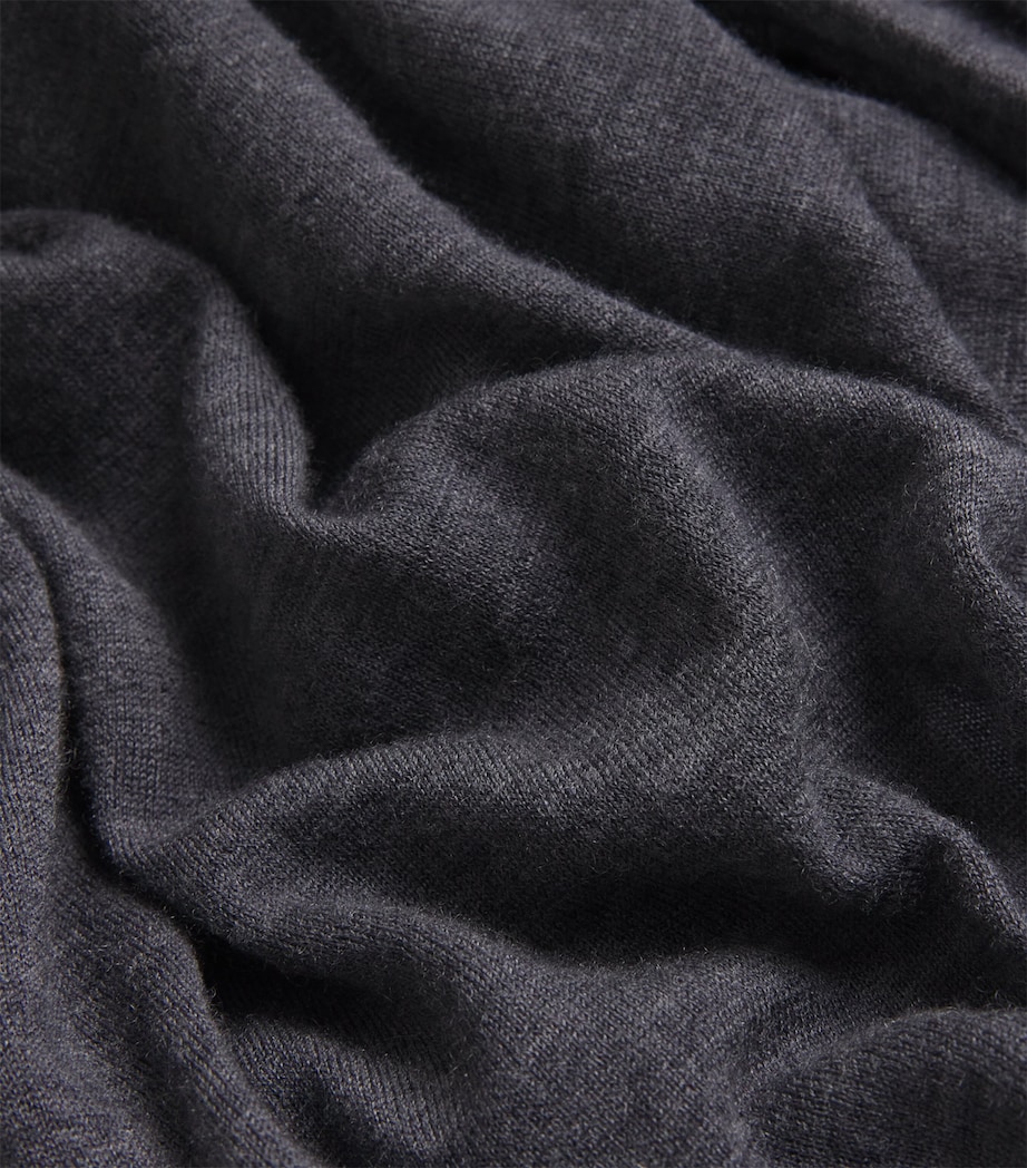 Cashmere Round-Neck Sweater SMOKE Image 5