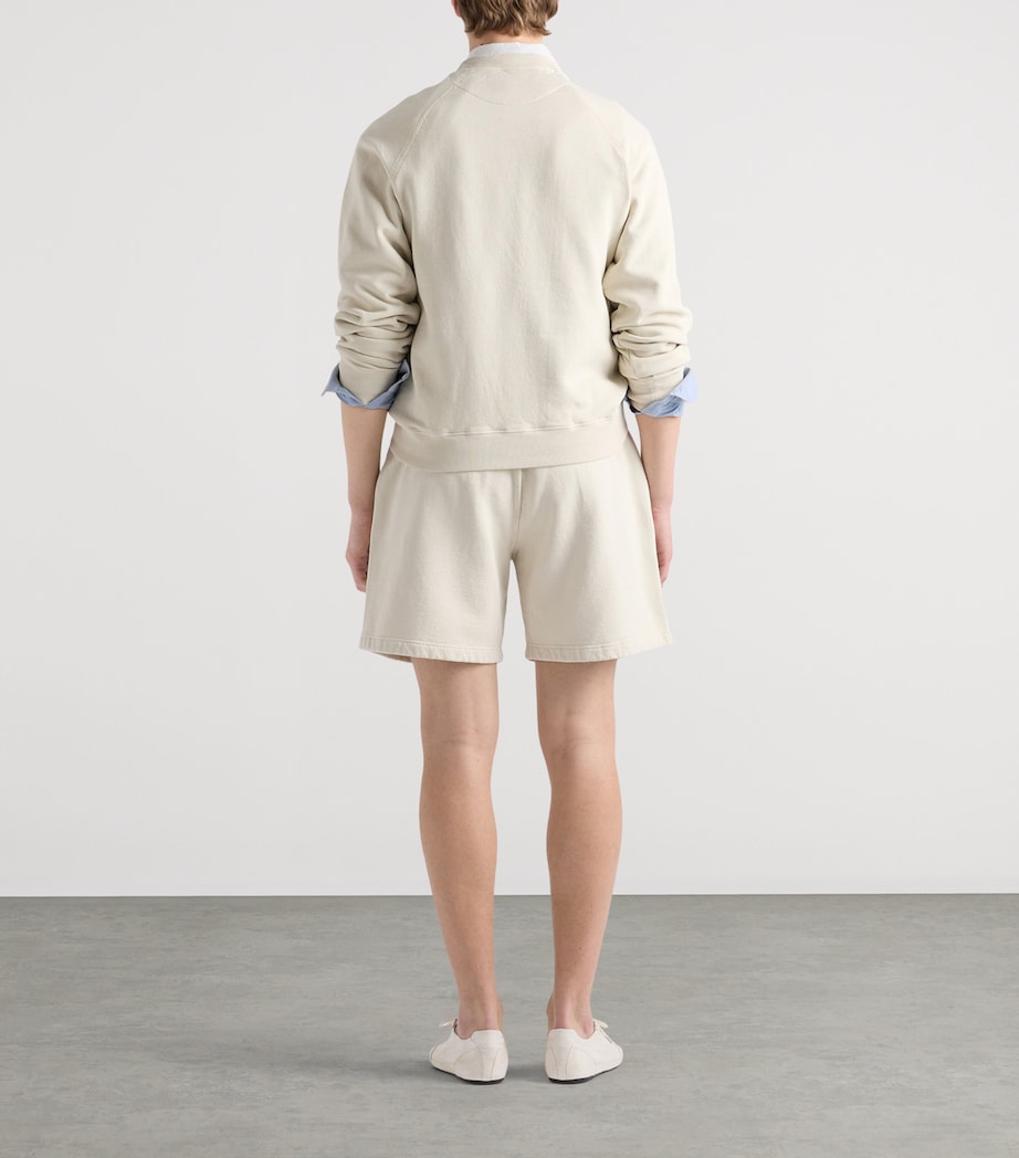 Prada Mens Cotton Bermuda Shorts Neutral Image 4