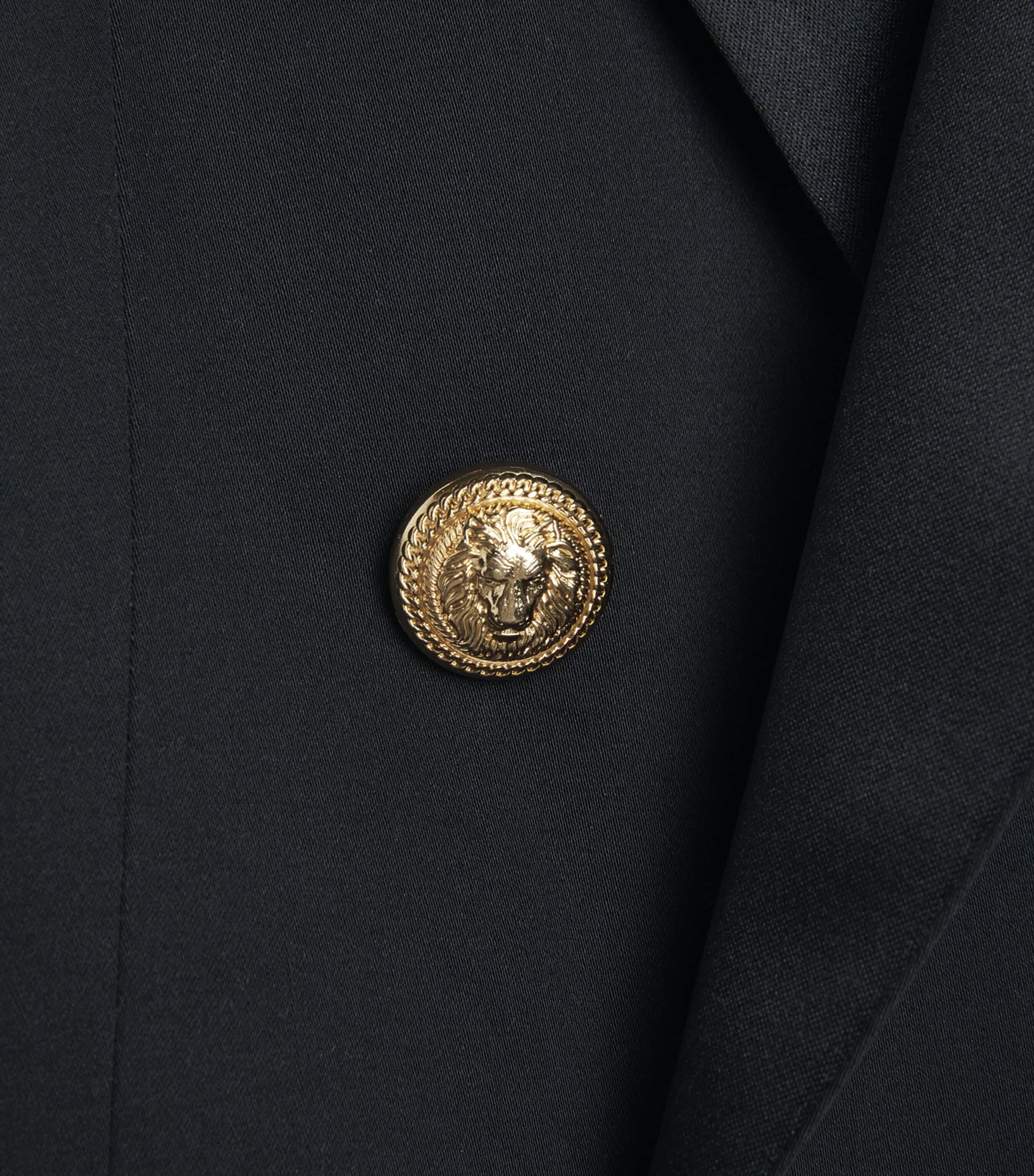 Balmain Kids Double-Breasted Blazer (8-14 Years) Black Image 3