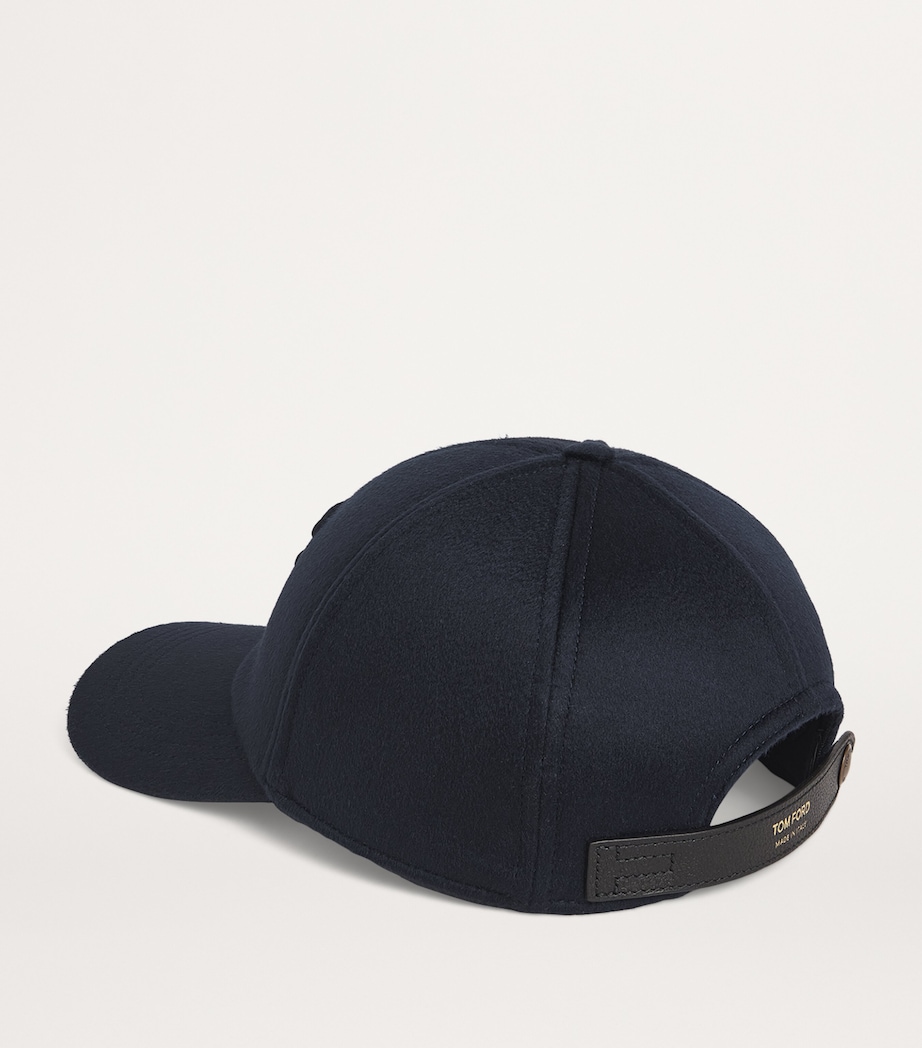 Cashmere Embroidered Baseball Cap 1L023 Image 3