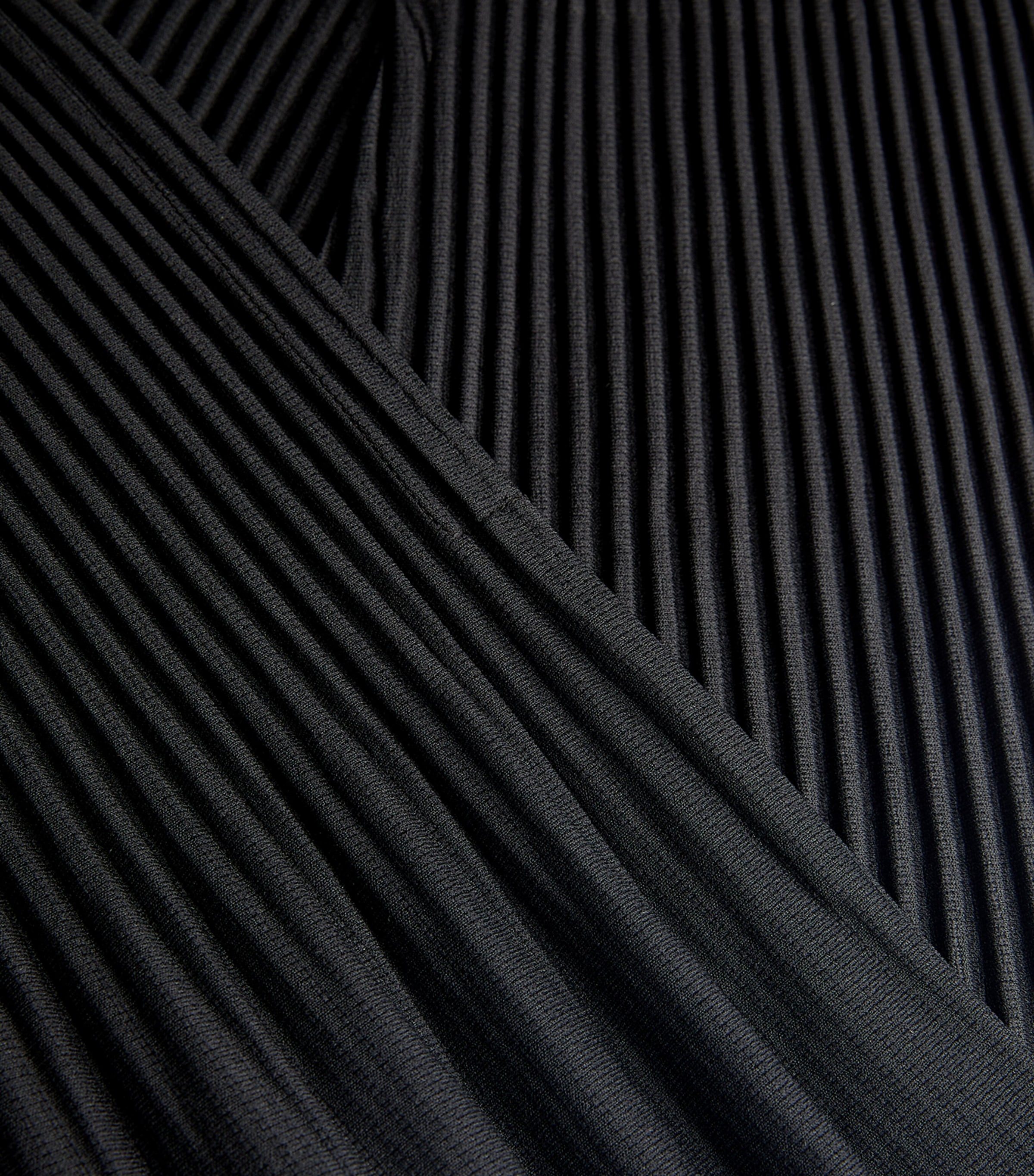 Pleated Tapered Trousers 15 BLACK Image 5