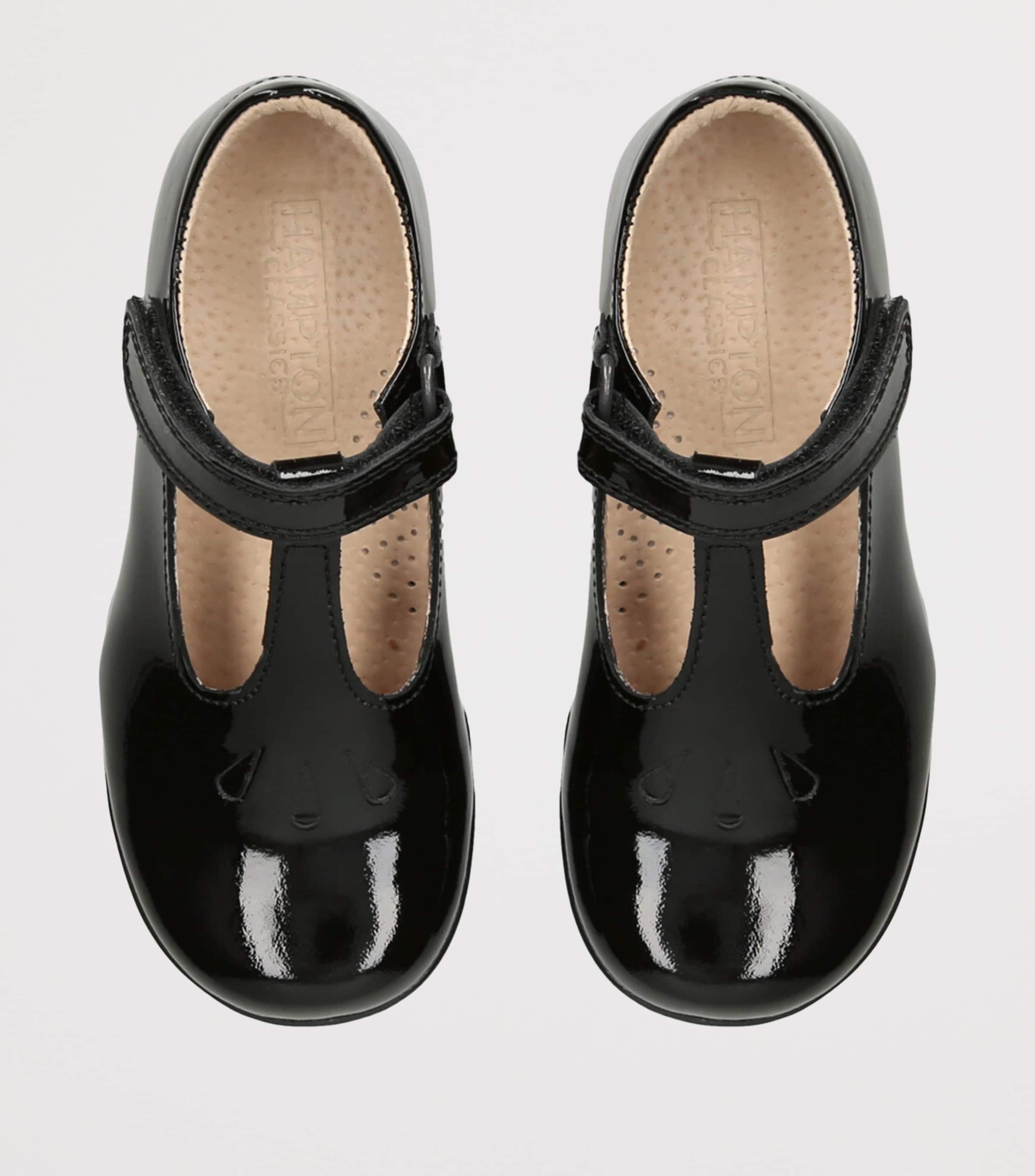 Patent Leather Hampton Classics Evie Shoes BLACK Image 4