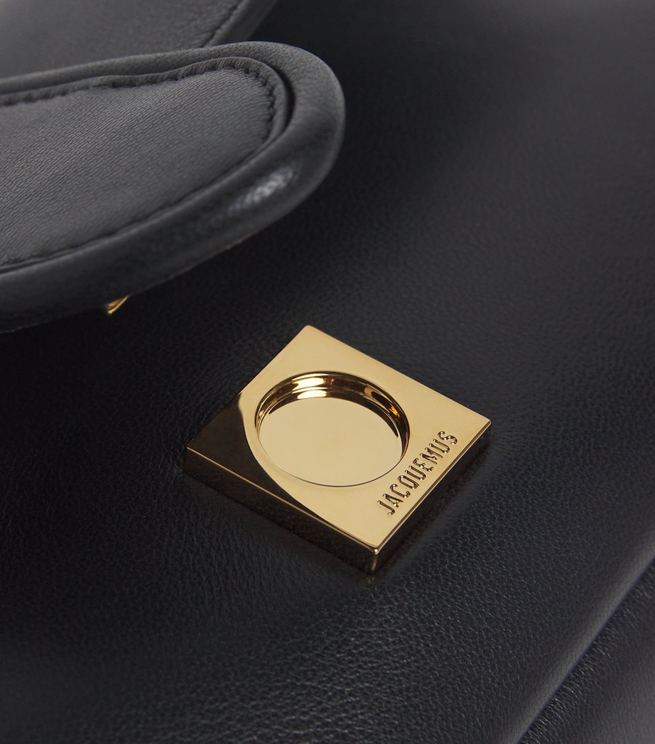 Jacquemus Leather Le Bambino Chaîne Shoulder Bag Black Image 5