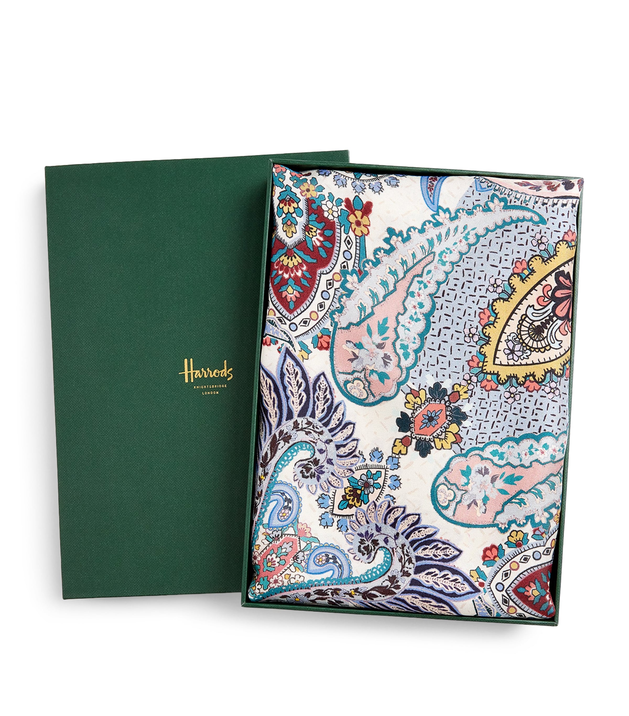 Silk Paisley Scarf MULTI Image 1