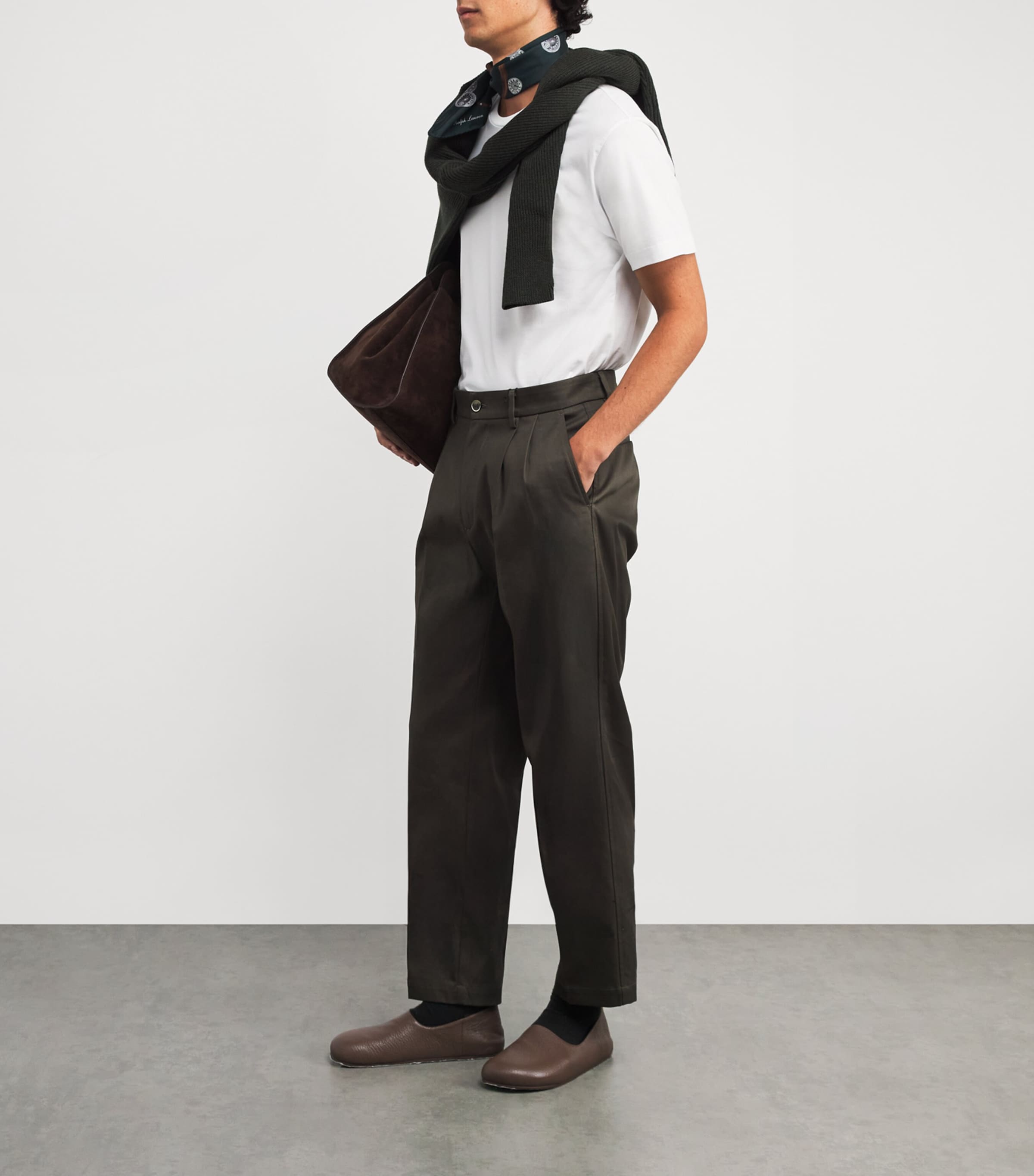 Cotton Short-Sleeve T-Shirt 028 OPTICAL WHITE Image 2