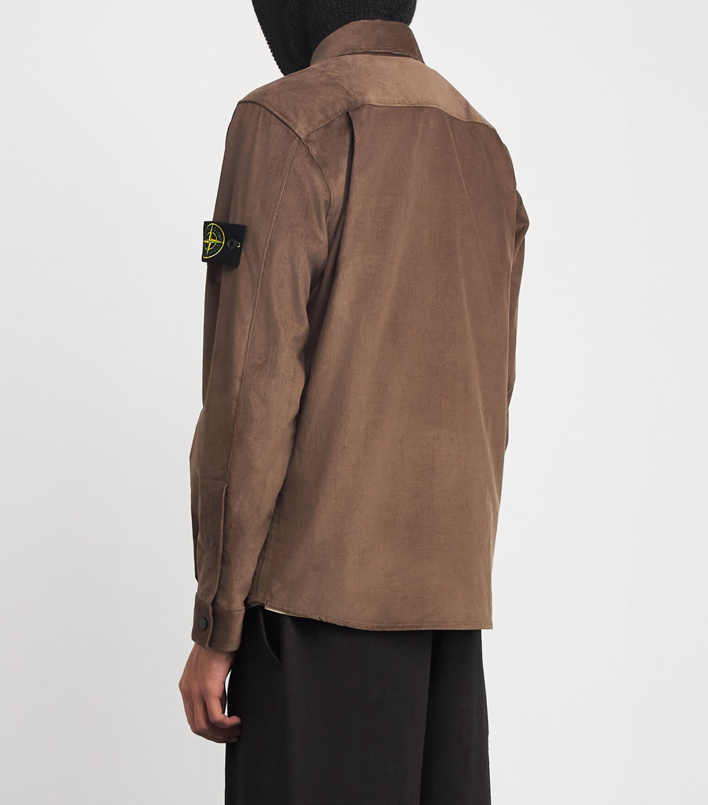 Cotton Corduroy Compass Overshirt V007C Image 4