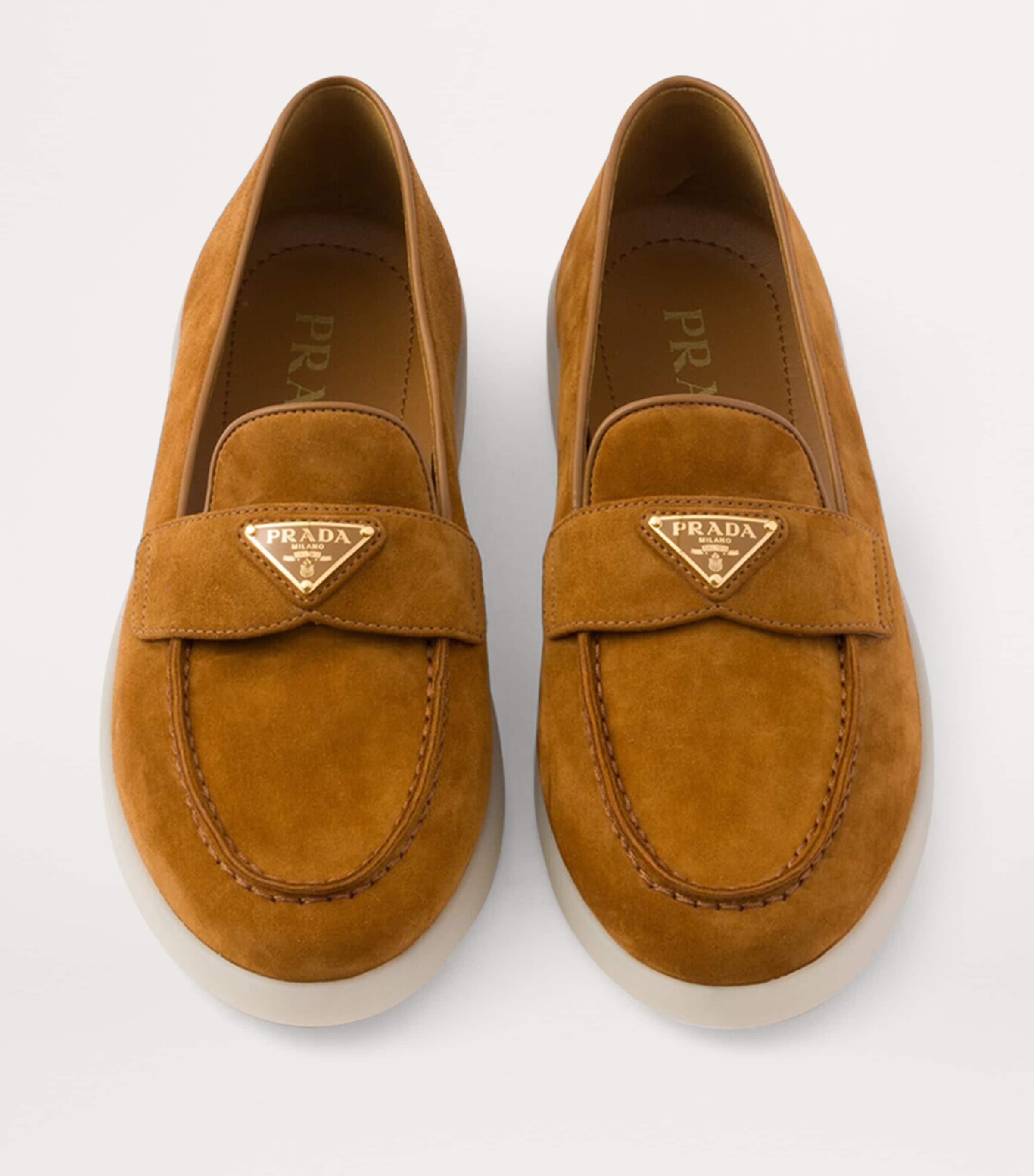 Suede Triangle Loafers F0046 Image 5