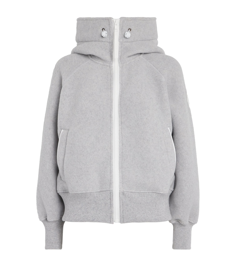 Wool-Blend Chilliwack Bomber Jacket 1342SLVRBRCH HTHR Image 1