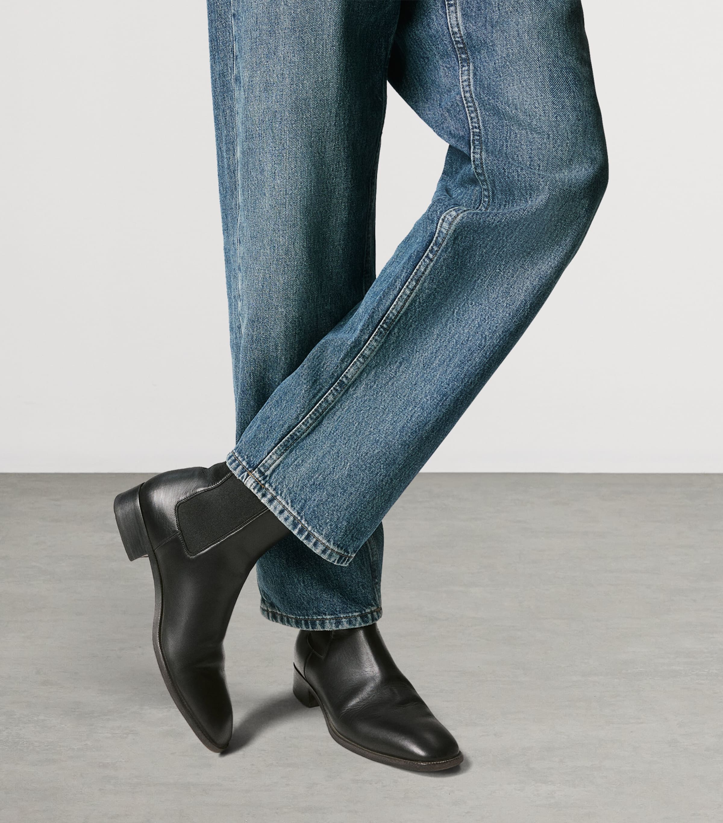 Samson Leather Chelsea Boots BK01 Image 6