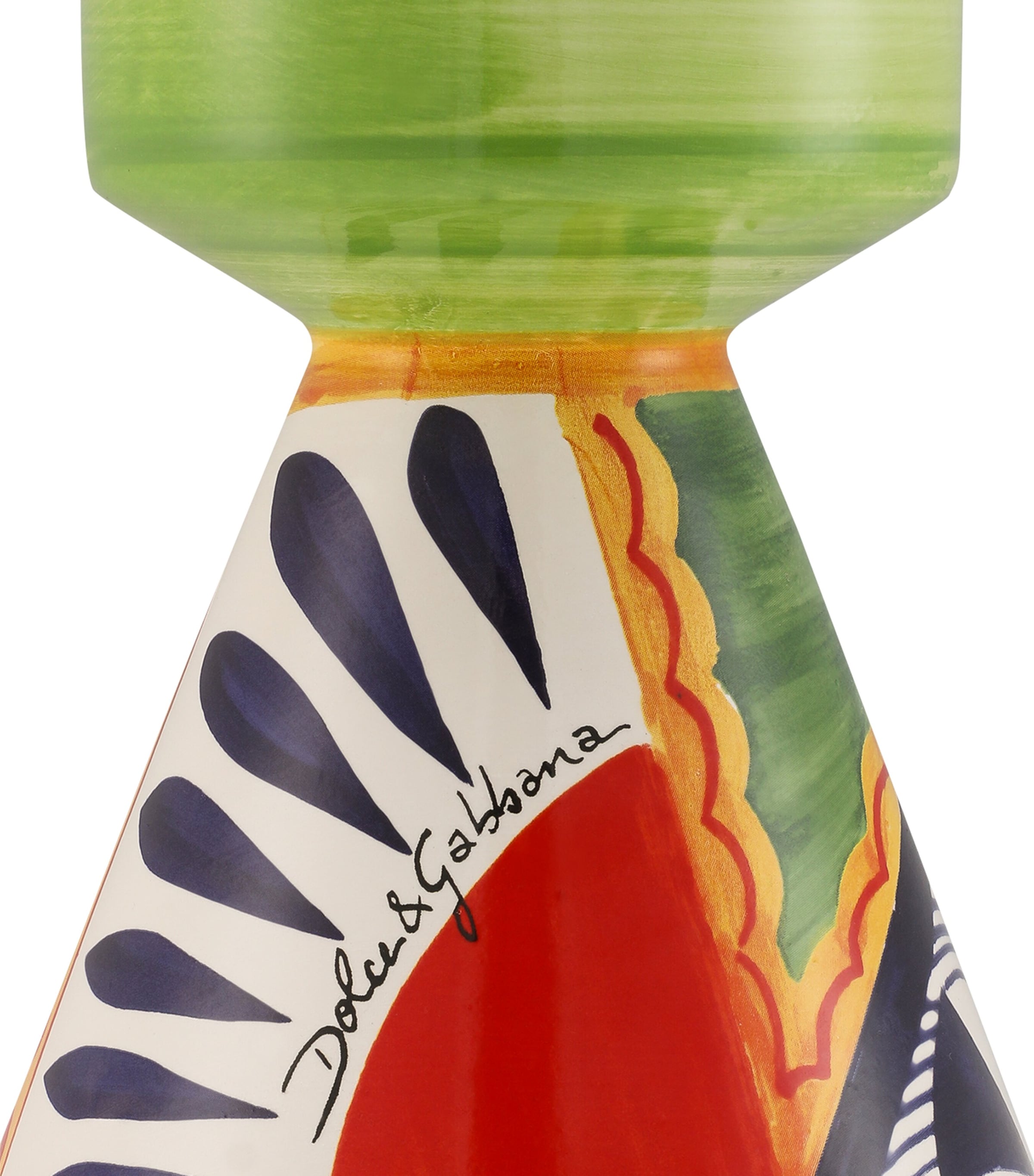 Small Ceramic Candle Holder UC036-CARRETTO Image 3