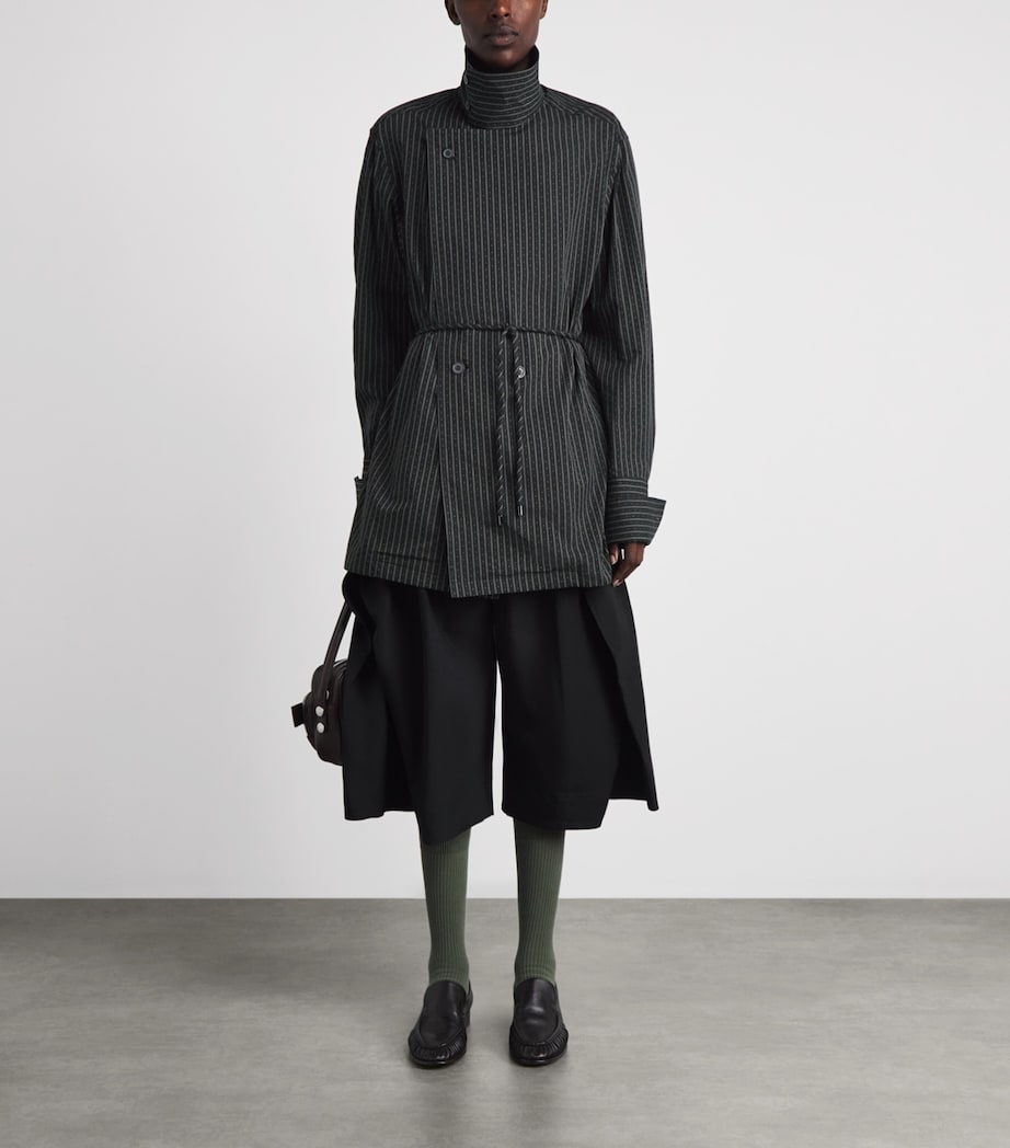 Issey Miyake Womens Cotton Monsieur Shirt Black Hued Image 2