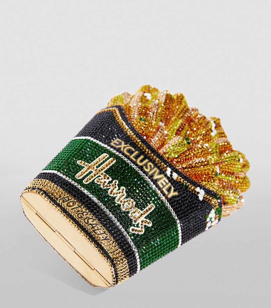 Judith Leiber x Harrods EXCLUSIVE French Fries Clutch Bag Cjtmt Chmpn Jet Mlt Image 6