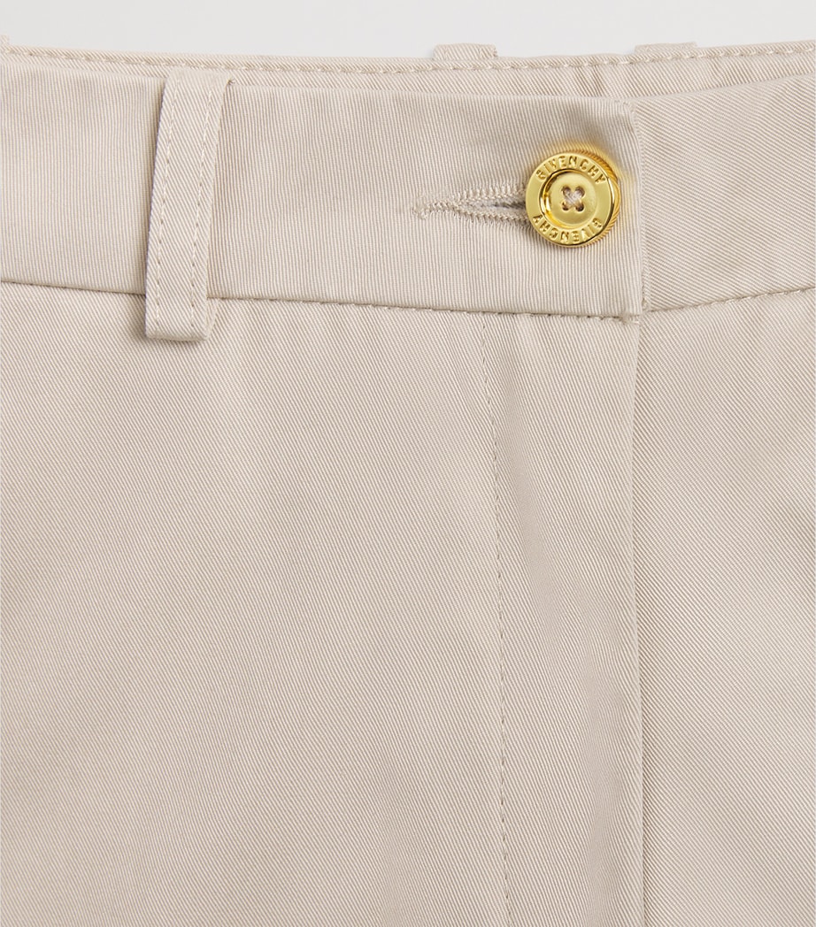 Cotton Cargo Trousers (4-12+ Years) H31209/192PALE STONE Image 3