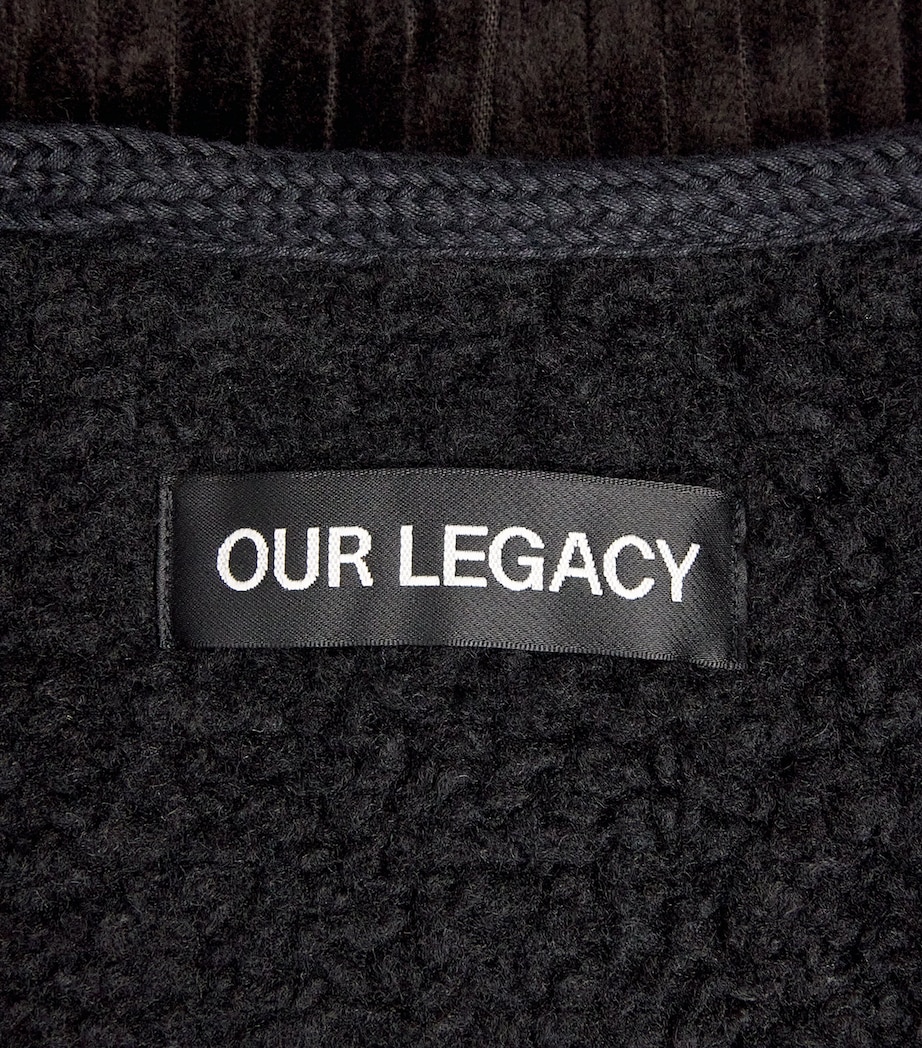 Corduroy Top Vest Zip-Up Gilet PROFOUND BROWN Image 5