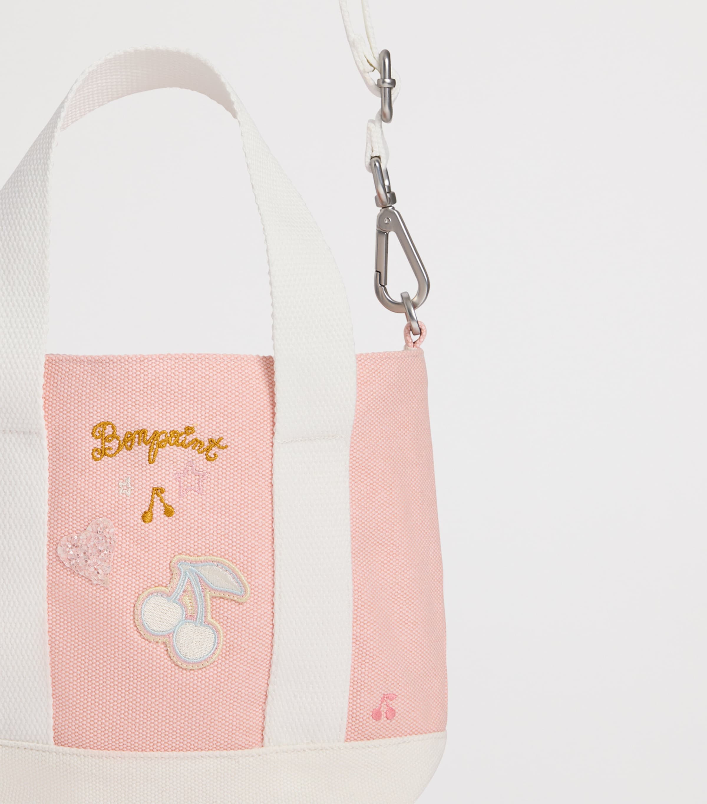Bonpoint Cotton Tote Bag Rose Image 4