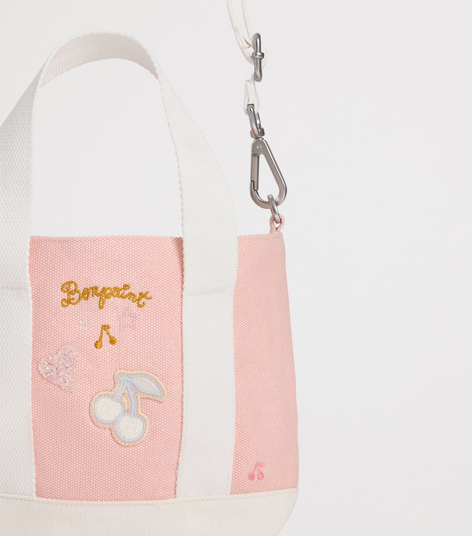 Bonpoint Cotton Tote Bag Rose Image 4