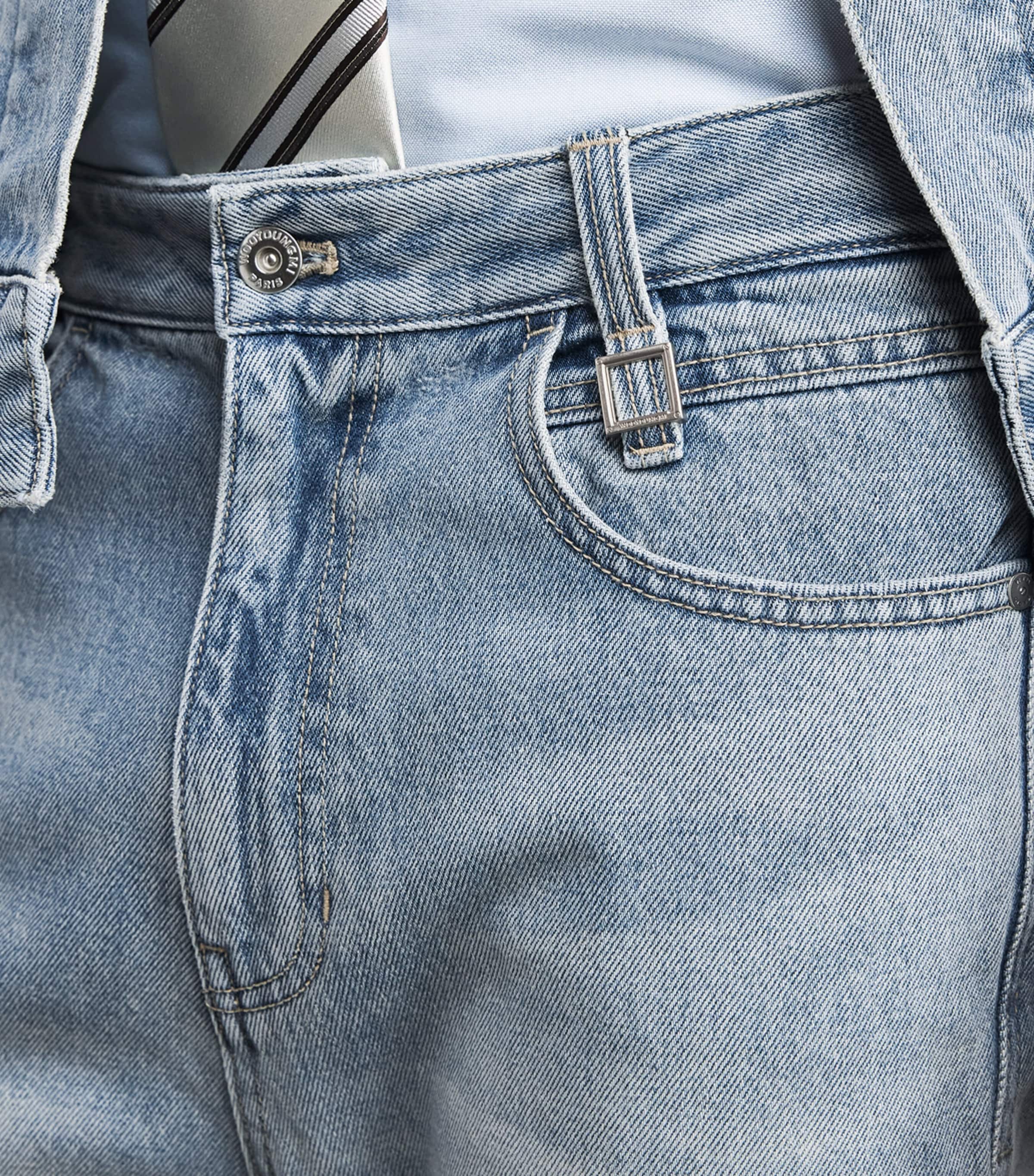 Wooyoungmi Mens Straight Jeans Blue Image 3