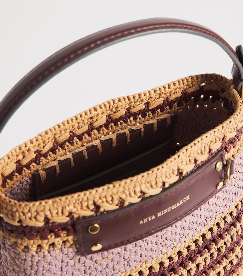 Anya Hindmarch Raffia Stripe Cross-Body Bag Iris Image 5