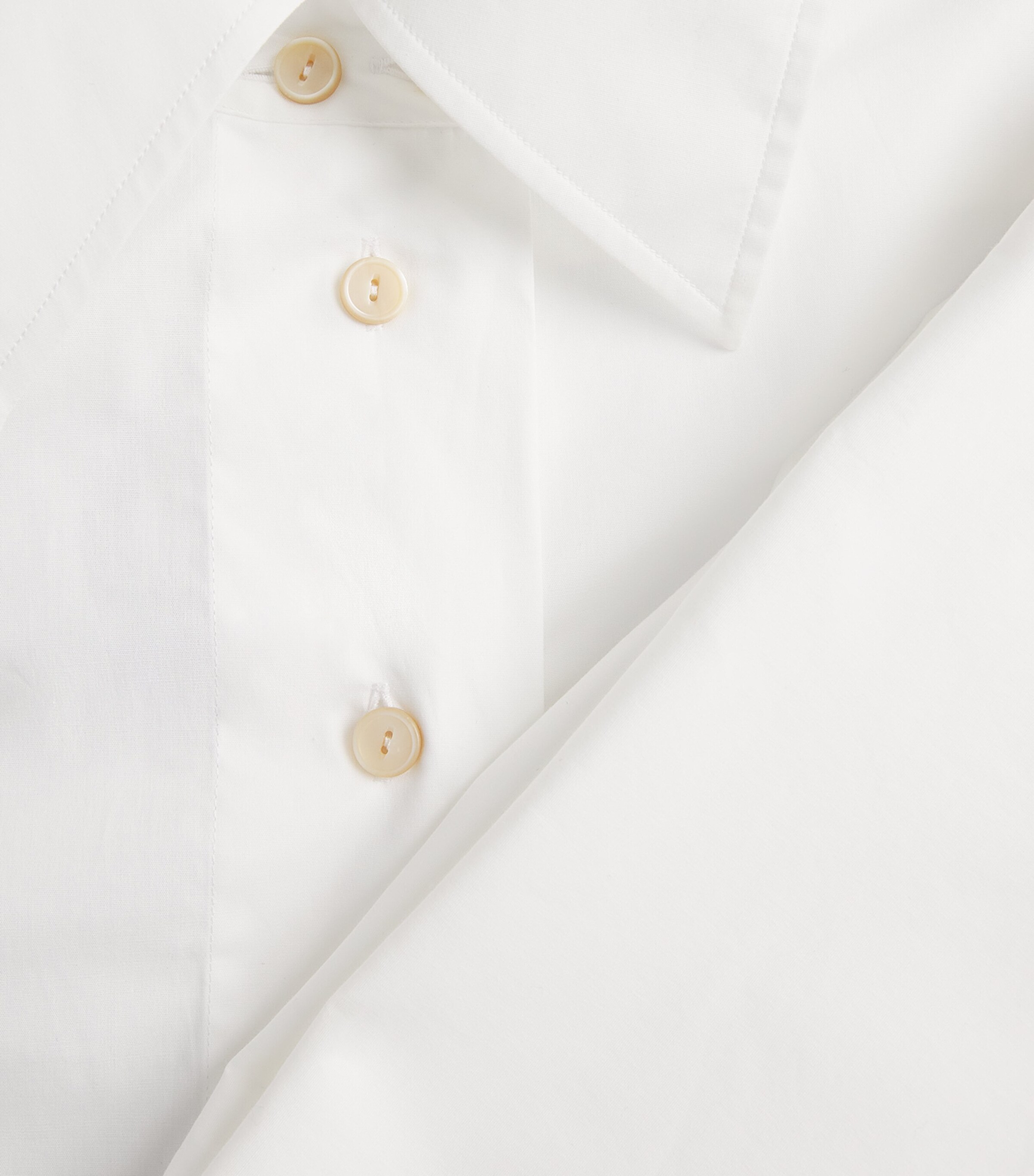 Palmer//Harding Womens Cotton Twill Intention Shirt White Cotton Twill Image 6