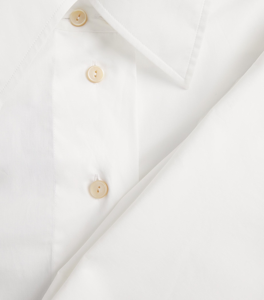 Palmer//Harding Womens Cotton Twill Intention Shirt White Cotton Twill Image 6