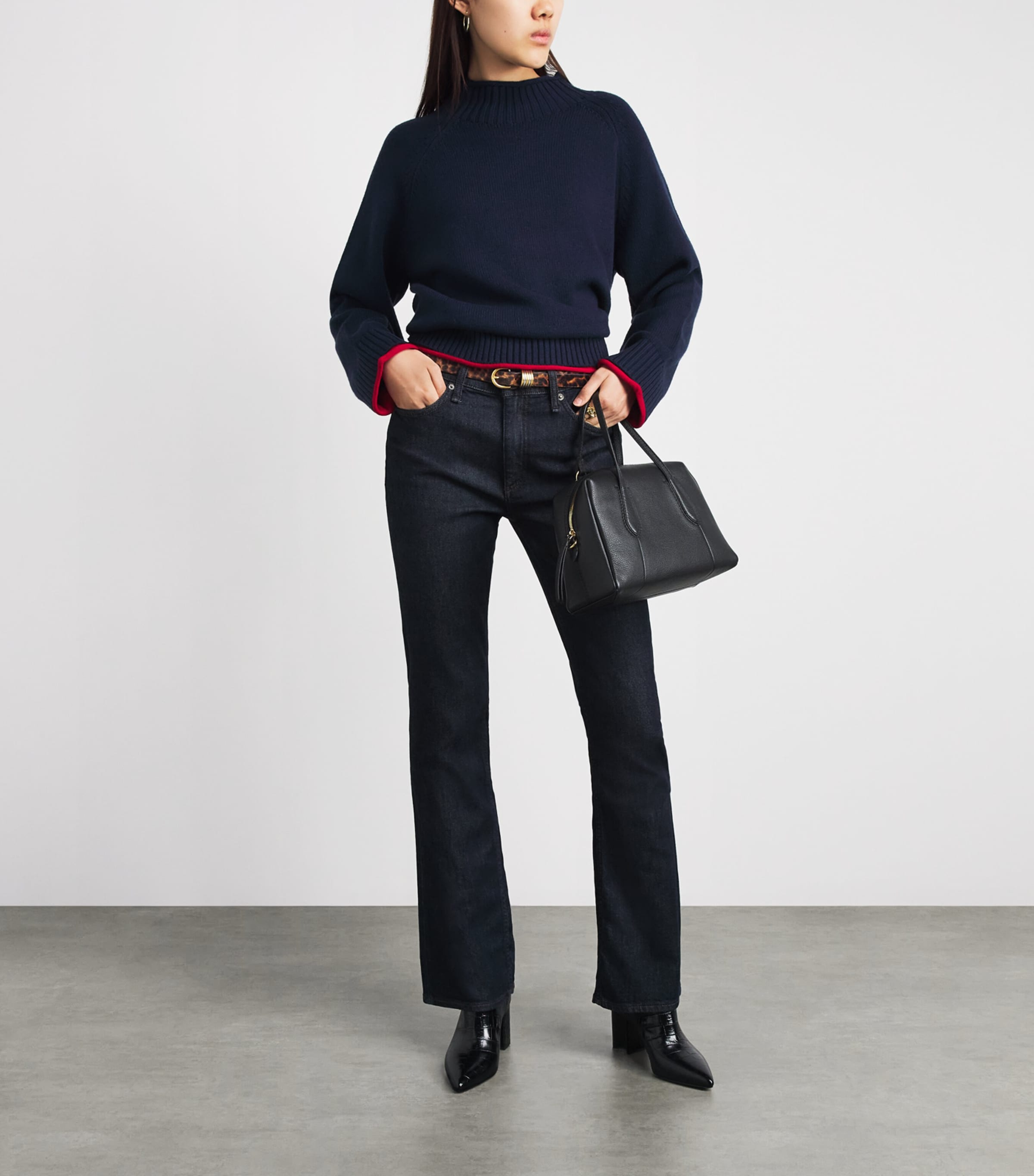 Rag & Bone Calf Hair Leopard Sasha Belt Lephc Image 4