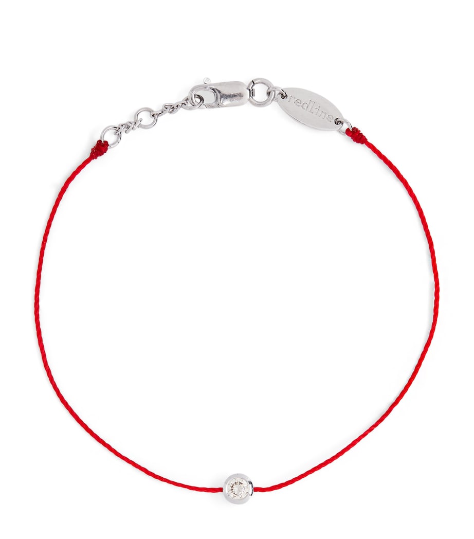 White Gold and Diamond Pure Bracelet RED Image 1