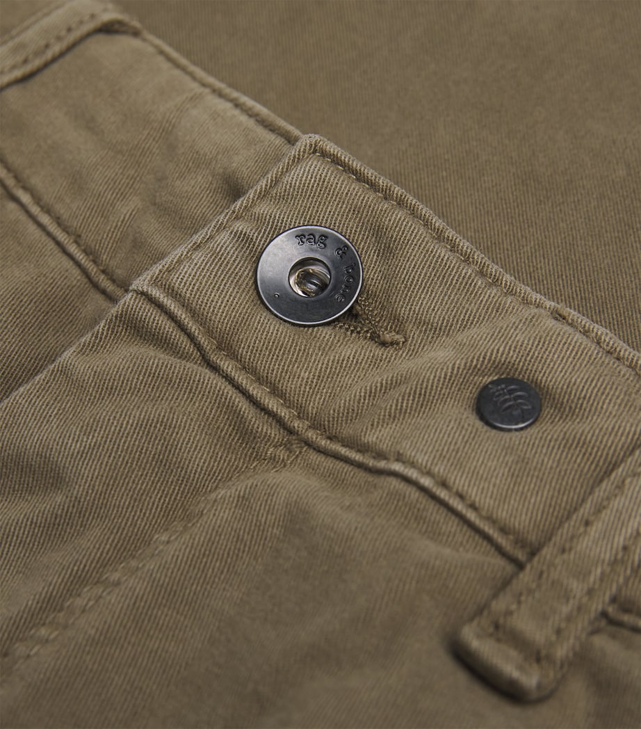 Stretch-Cotton Fit 2 Slim Chinos DKGRN Image 5