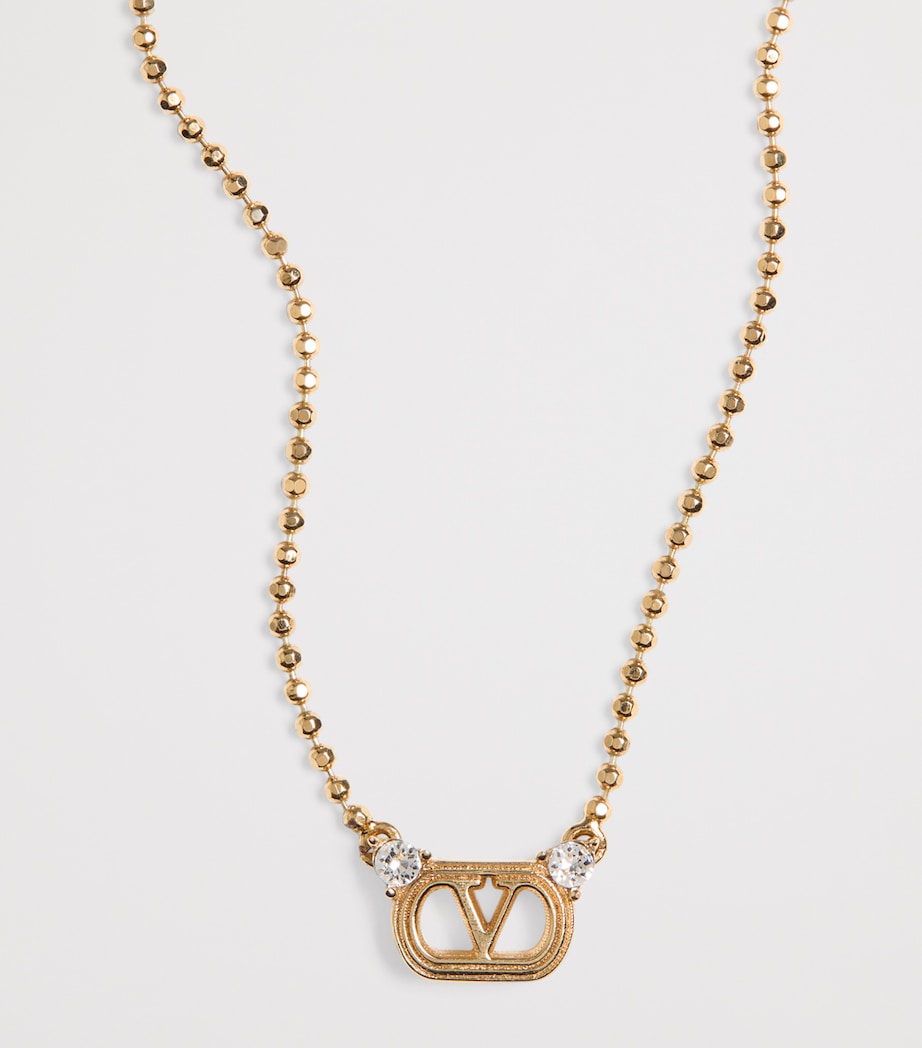 Swarovski Crystal-Embellished Ovalette Necklace 9MN Image 4