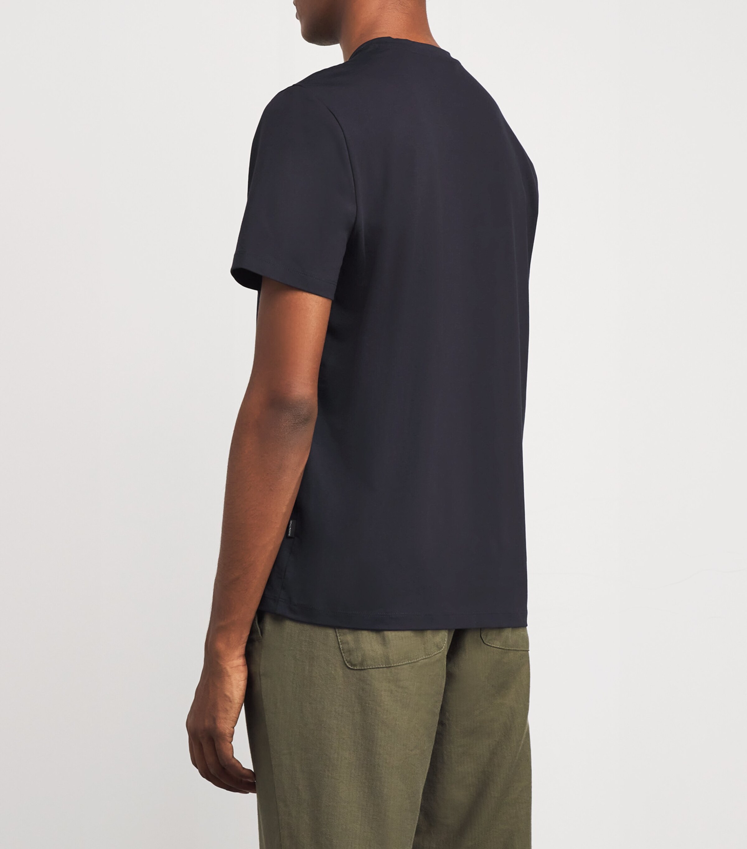7 For All Mankind Mens Luxe Performance T-Shirt Navy Image 4