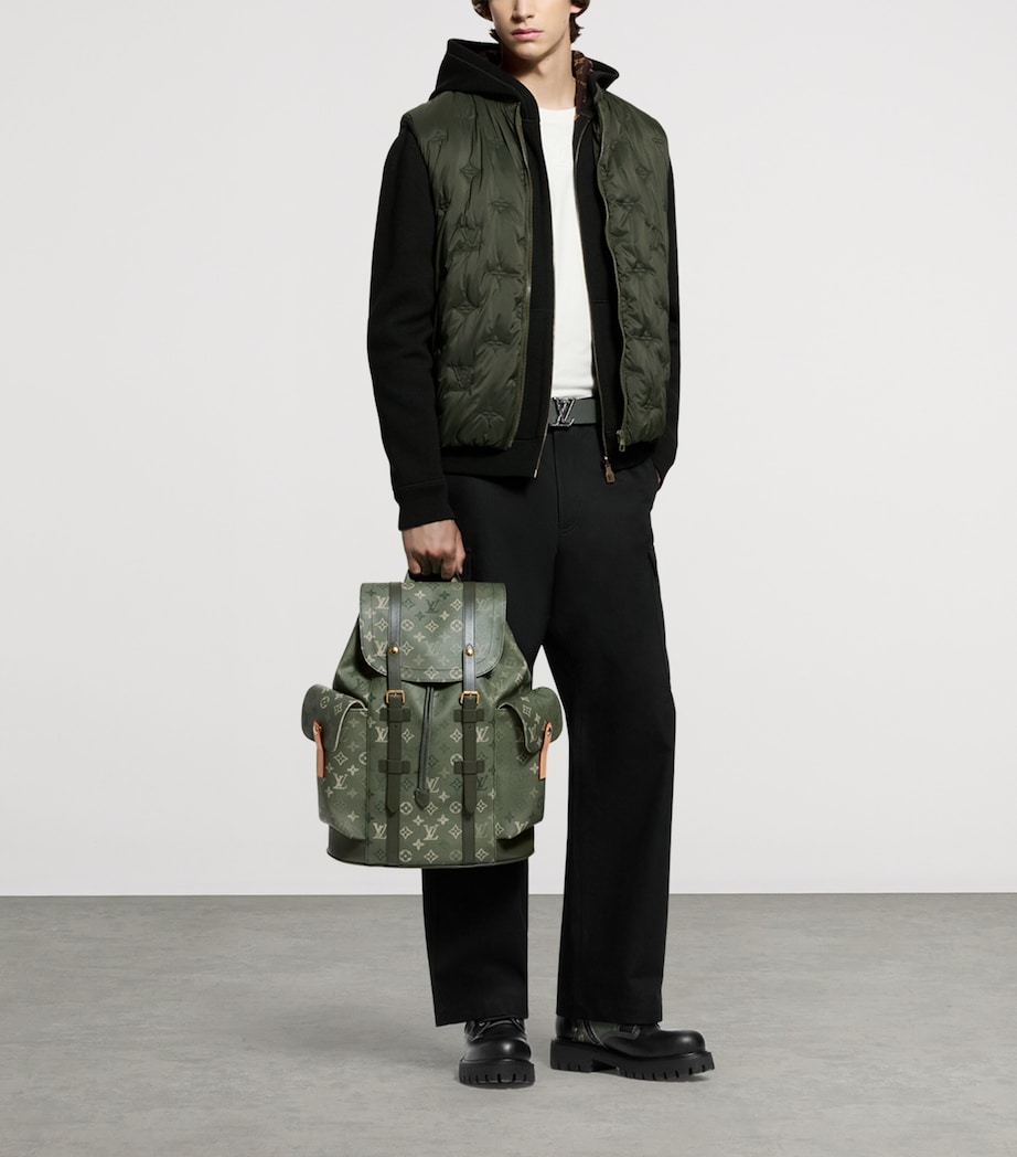 Leather Dimension Drift Belt BLACK/KHAKI GREEN Image 6