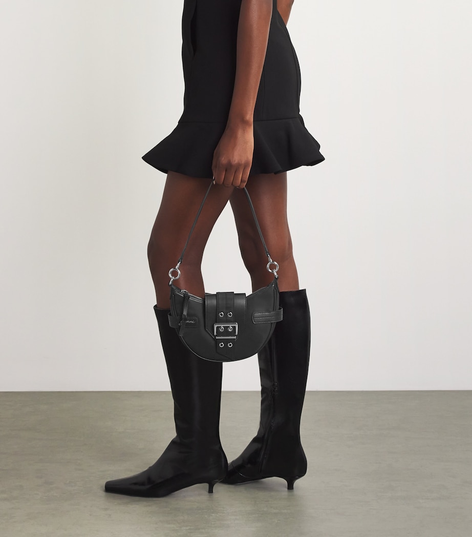 GANNI Small Bucky Cross-Body Bag Black Image 5