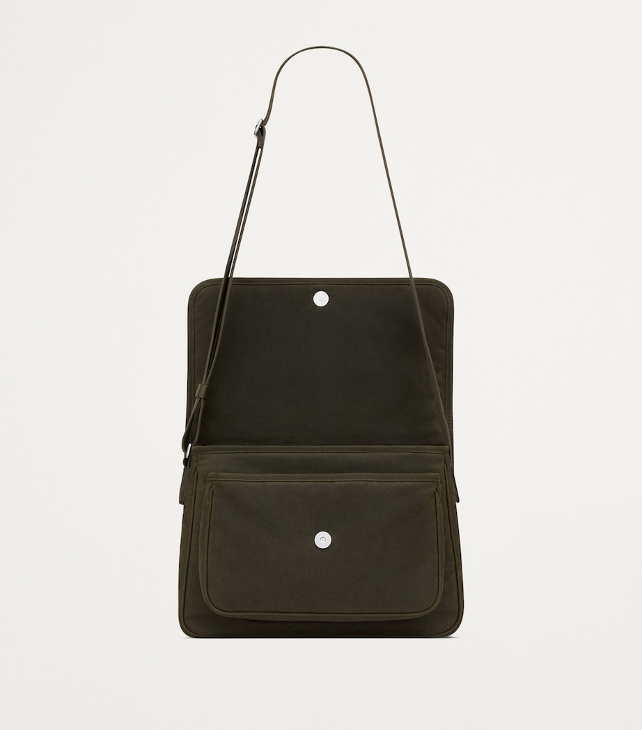 Cotton Canvas Niki Messenger Bag 3976 Image 4