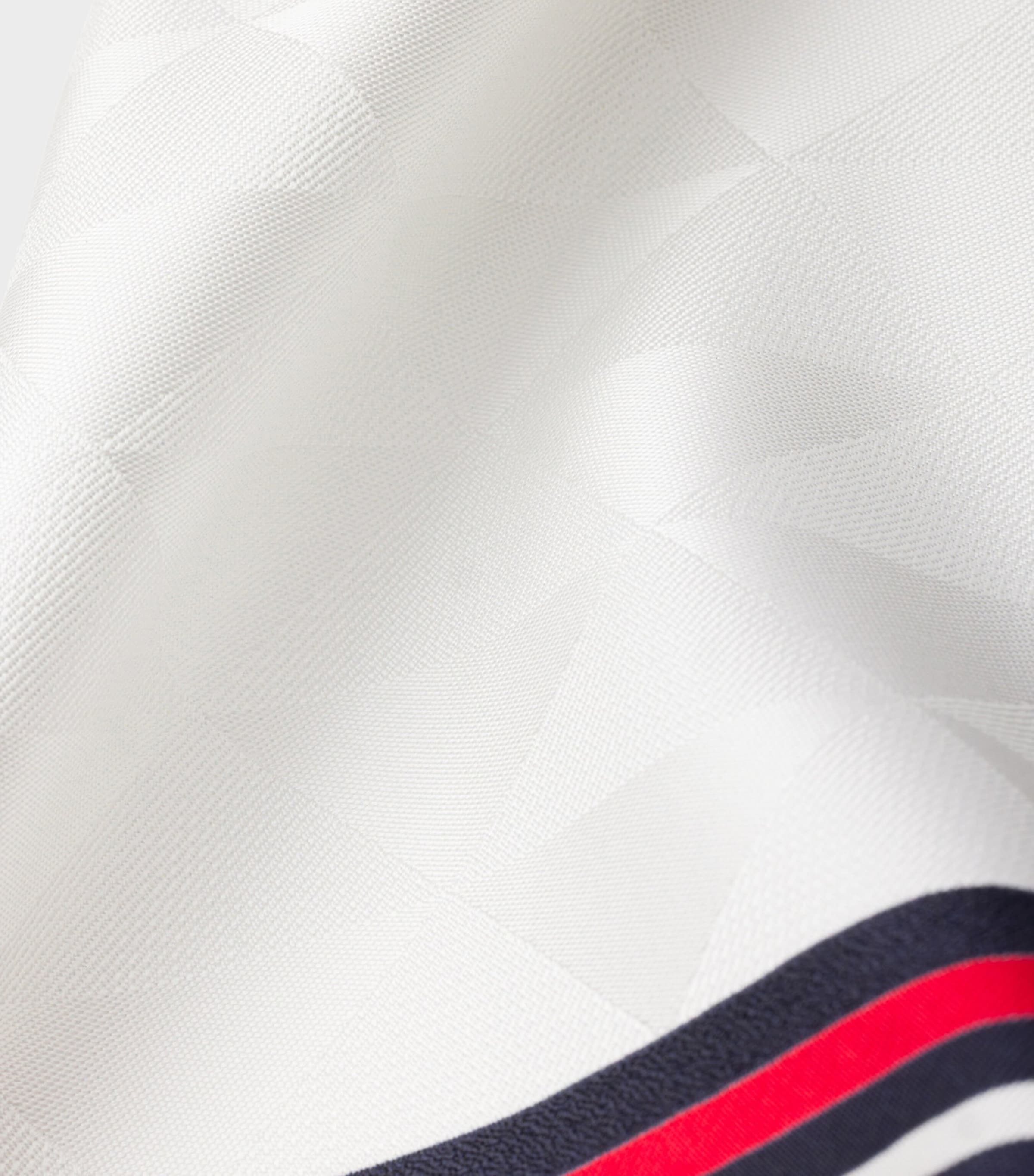 Silk Twill Jacquard Scarf F061T Image 2