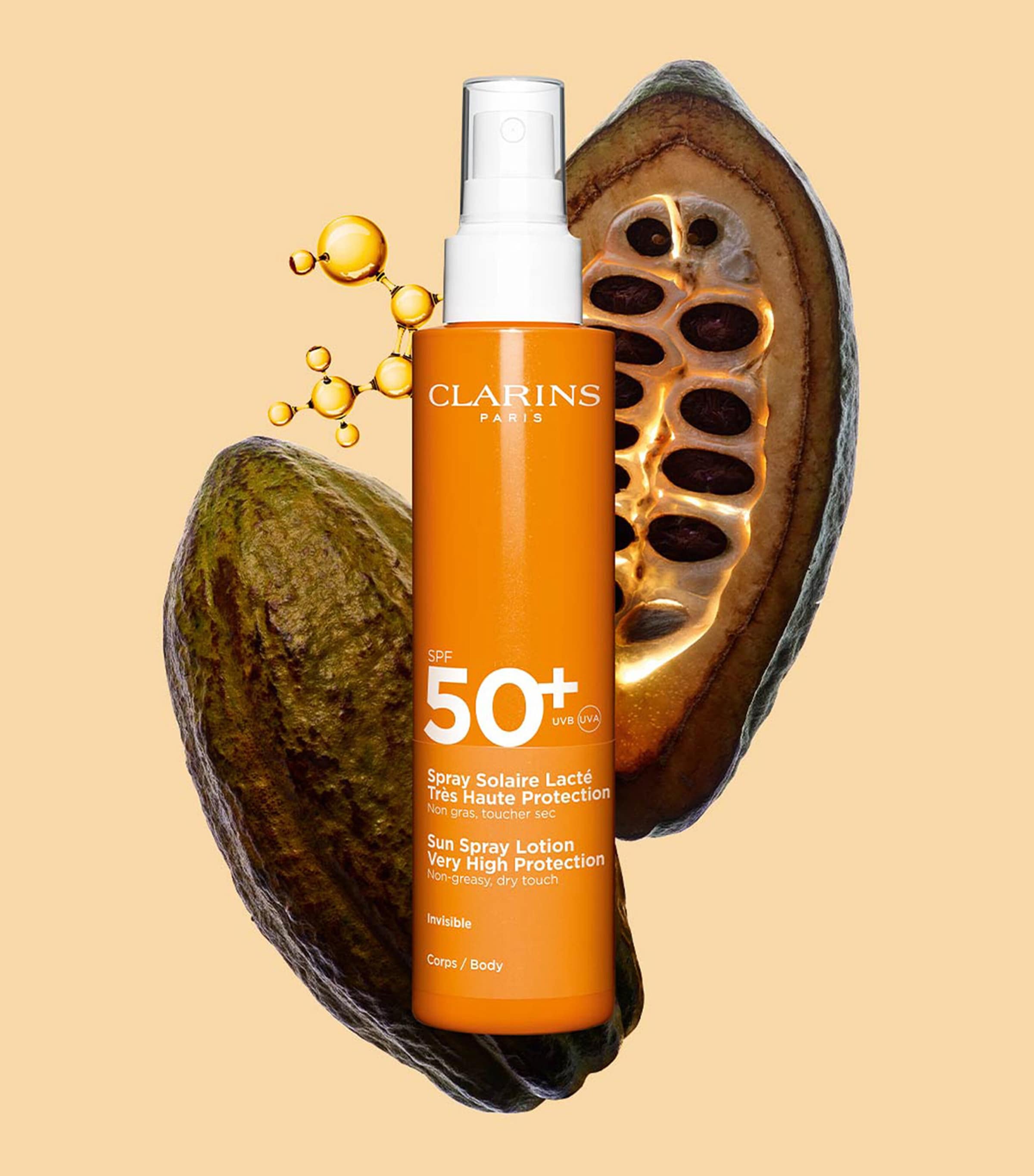 Clarins Sun Spray Lotion Very High Protection SPF 50 (150ml) Image 2