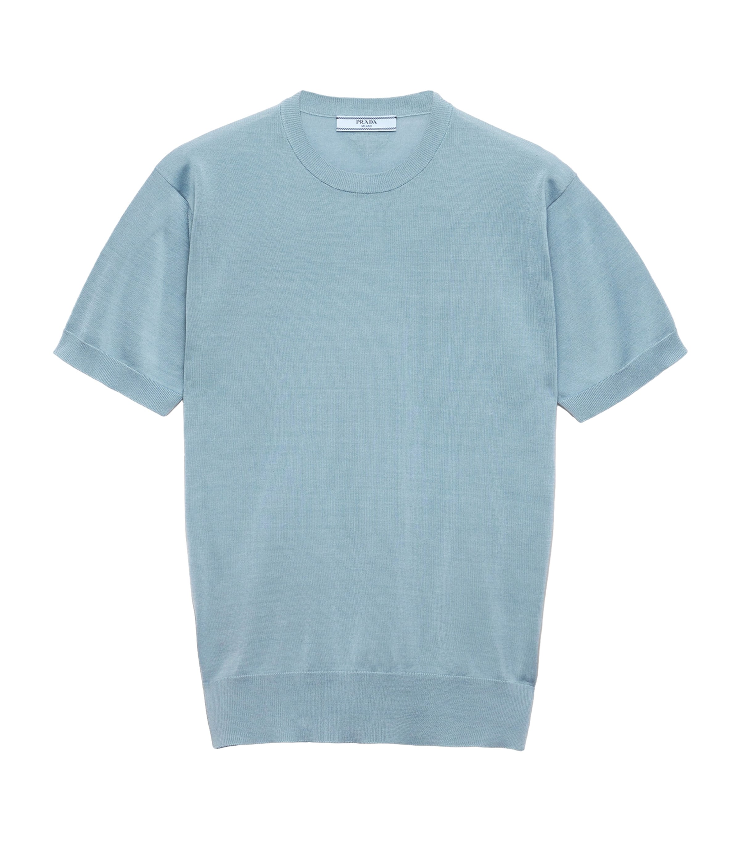 Cotton Short-Sleeve Sweater F0154 Image 1