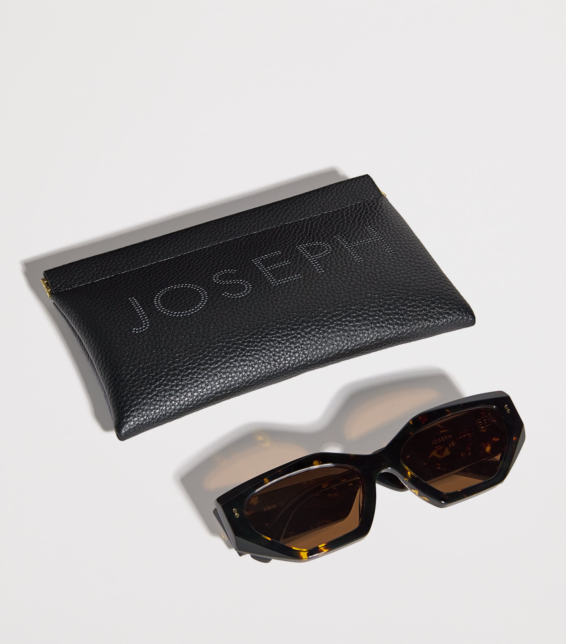 Joseph Cat Eye Souk Sunglasses Dark Tortoise Image 4