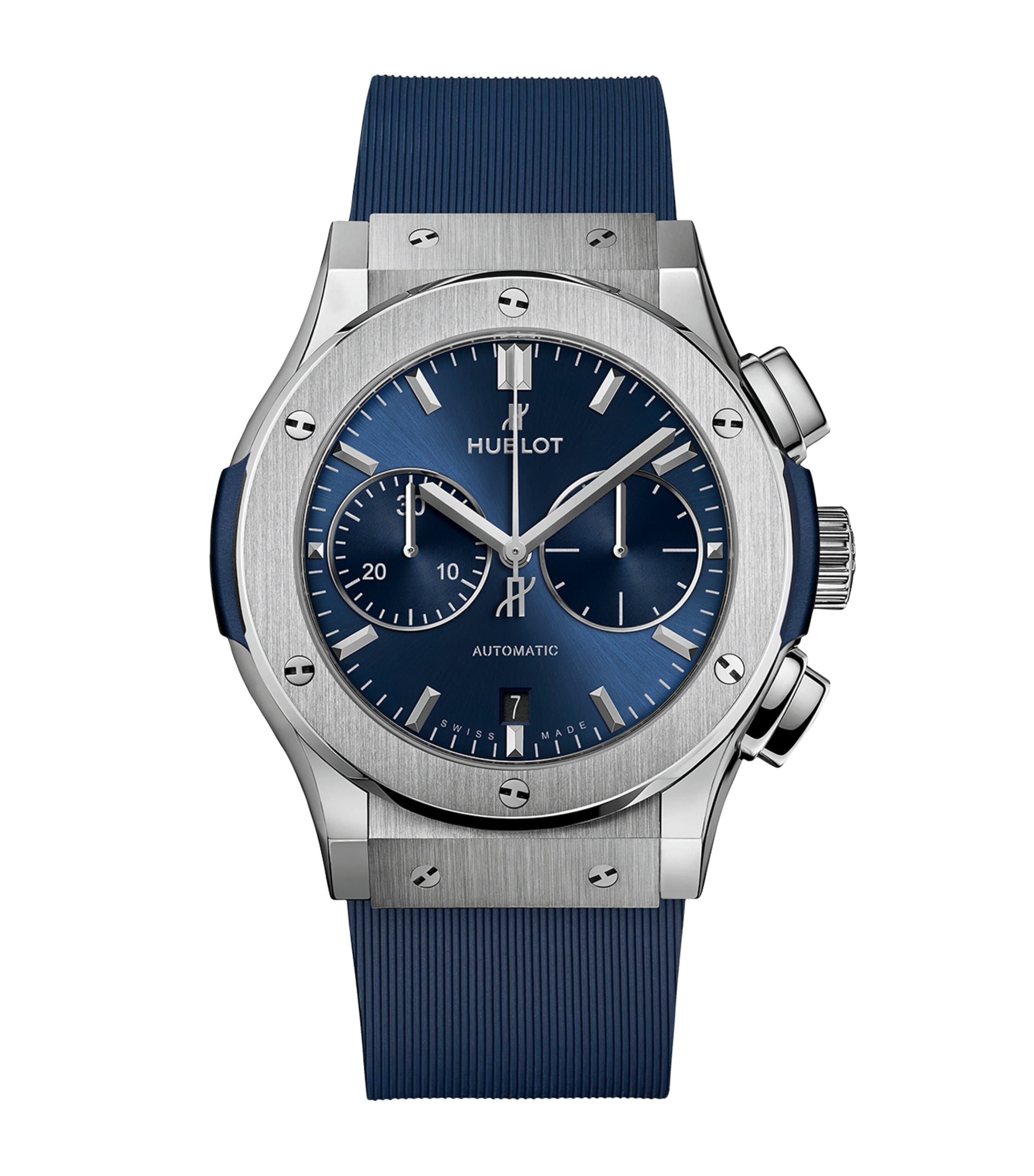 Hublot Titanium Classic Fusion Chronograph Watch In Black